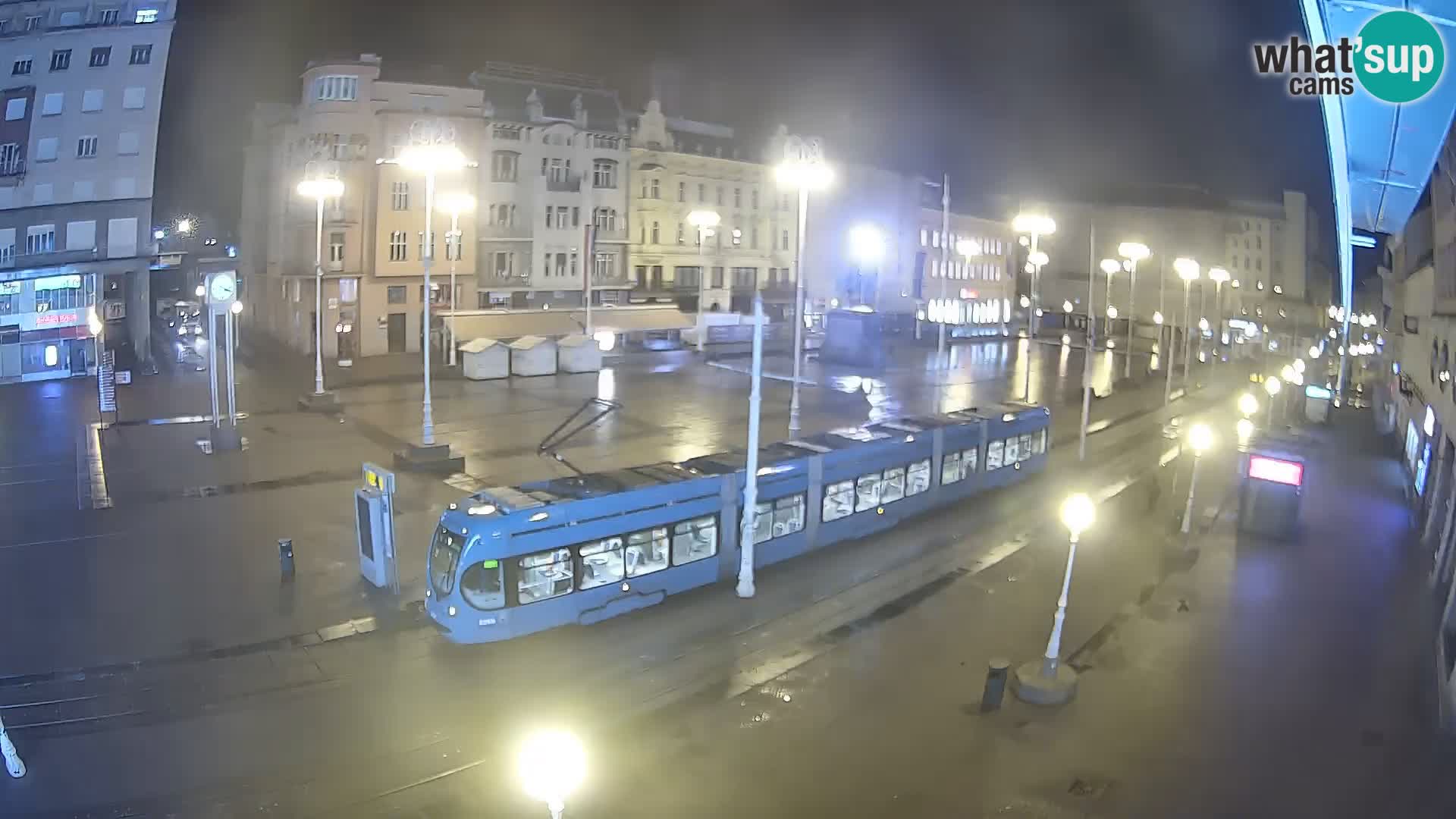 Webcam Zagreb Bana Jelačića square | Croatia