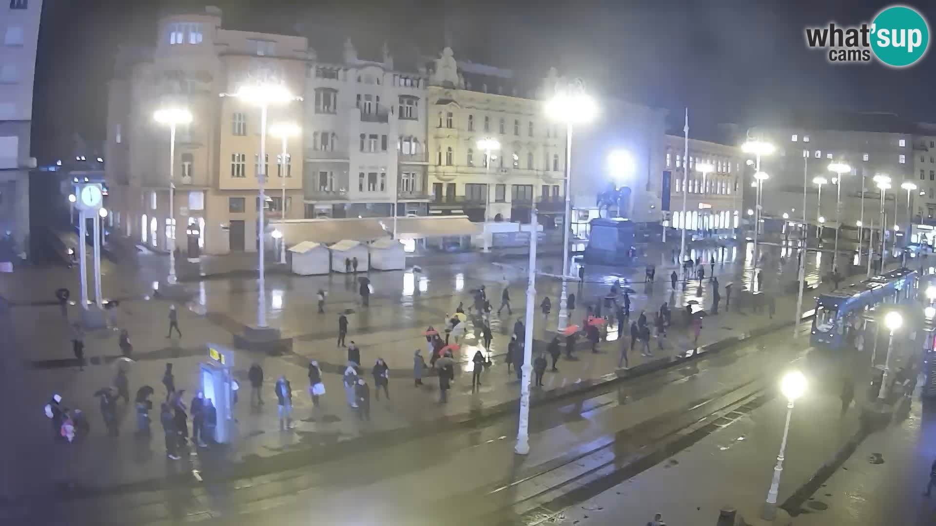 Live Cam Zagreb Ban Jelačić place | Croatie