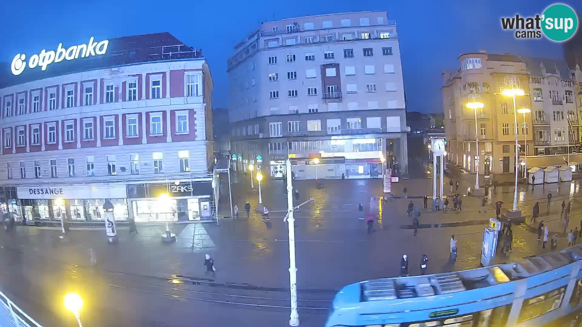 Webcam Zagabria Ban Jelacic piazza | Croazia