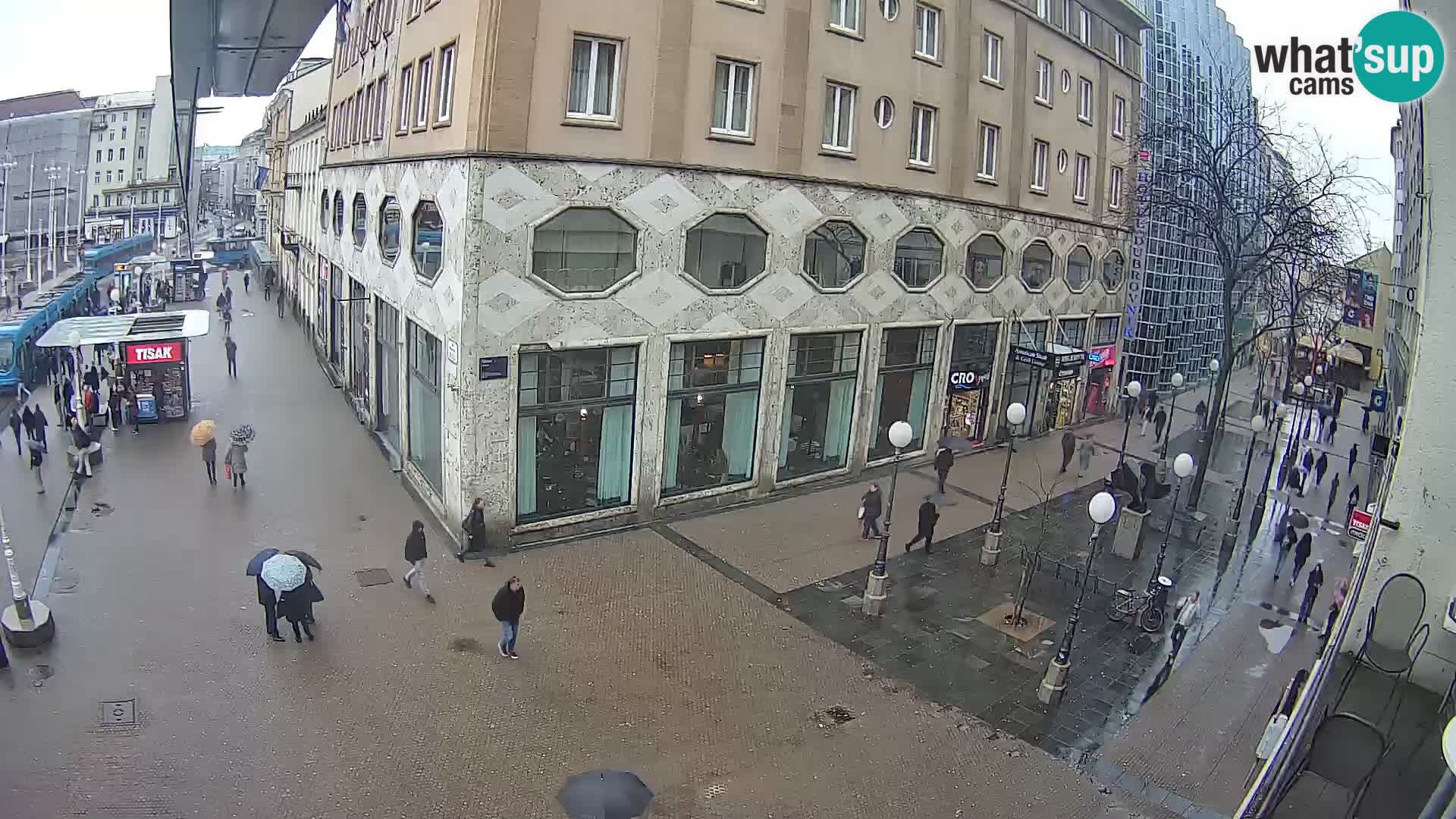 Webcam Zagabria Ban Jelacic piazza | Croazia