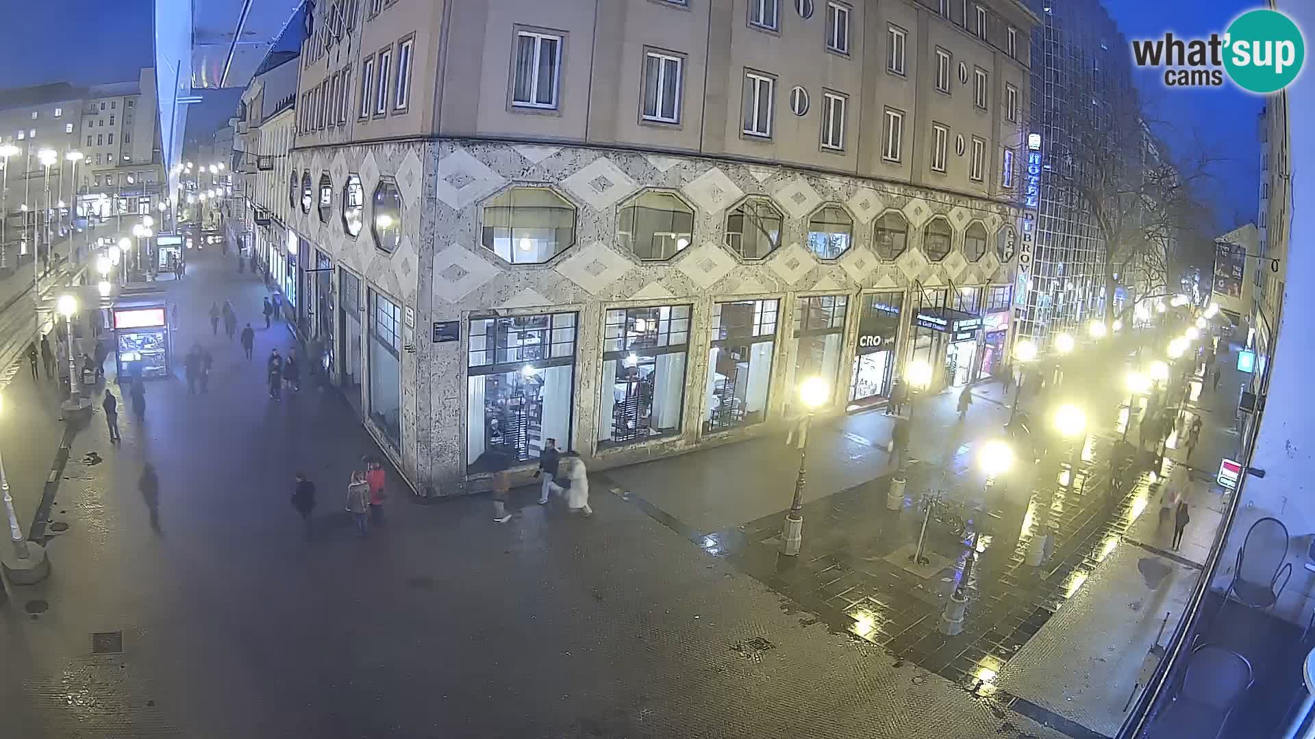 Zagreb webcam Ban Jelacica Platz | Kroatien