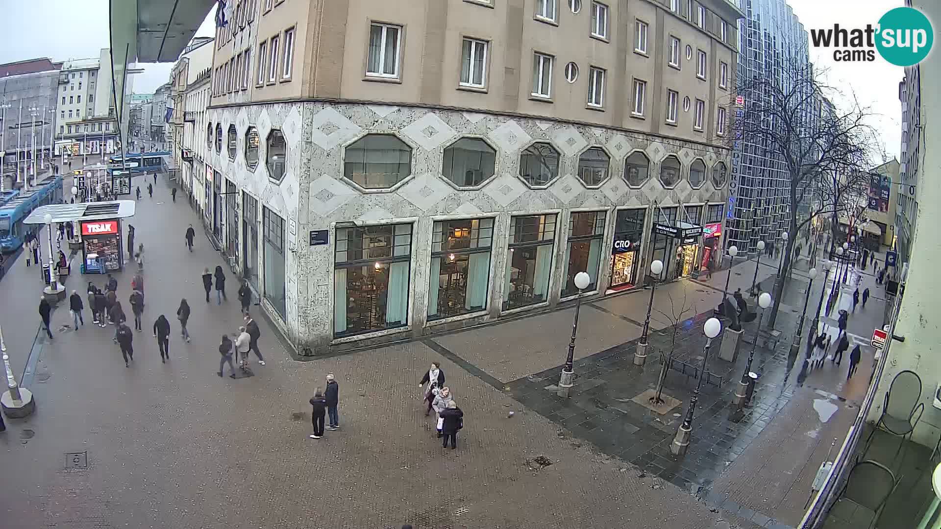 Webcam Zagreb Bana Jelačića square | Croatia