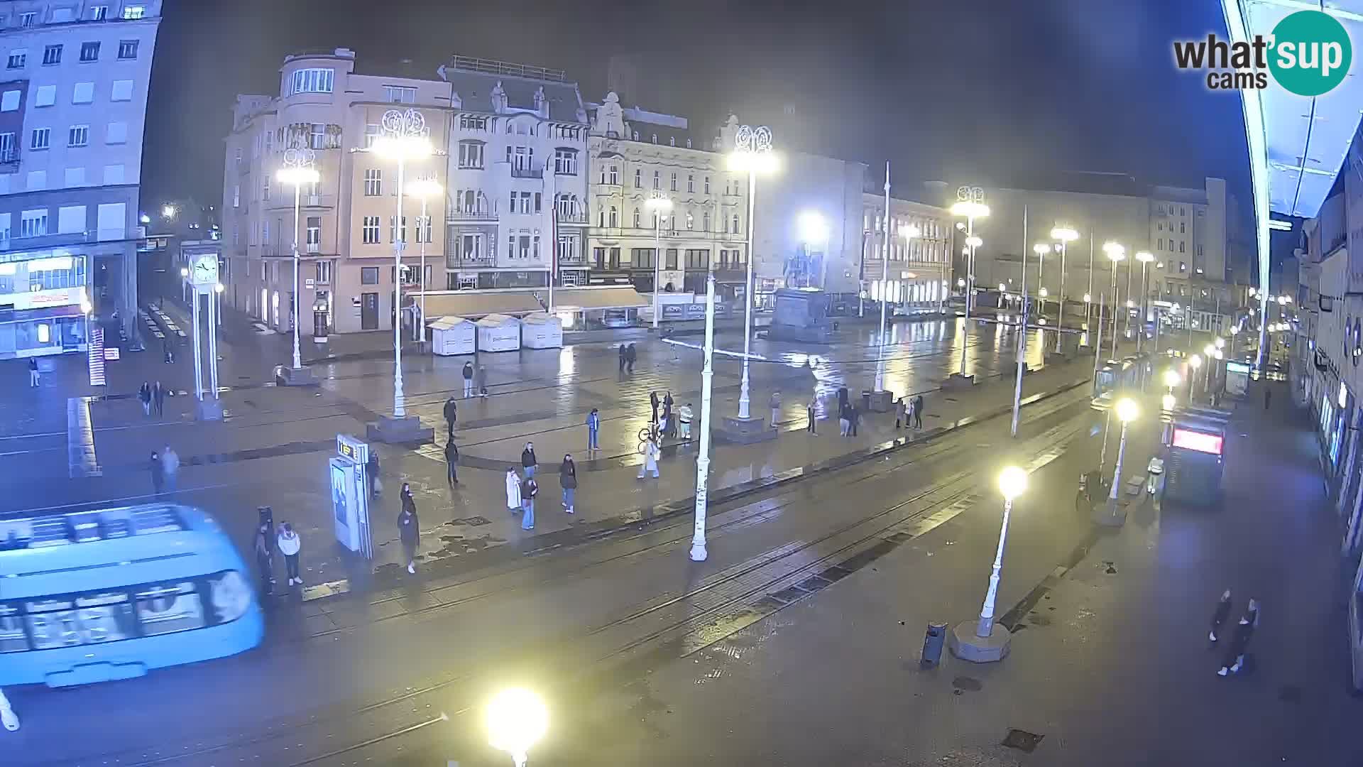Webcam Zagabria Ban Jelacic piazza | Croazia