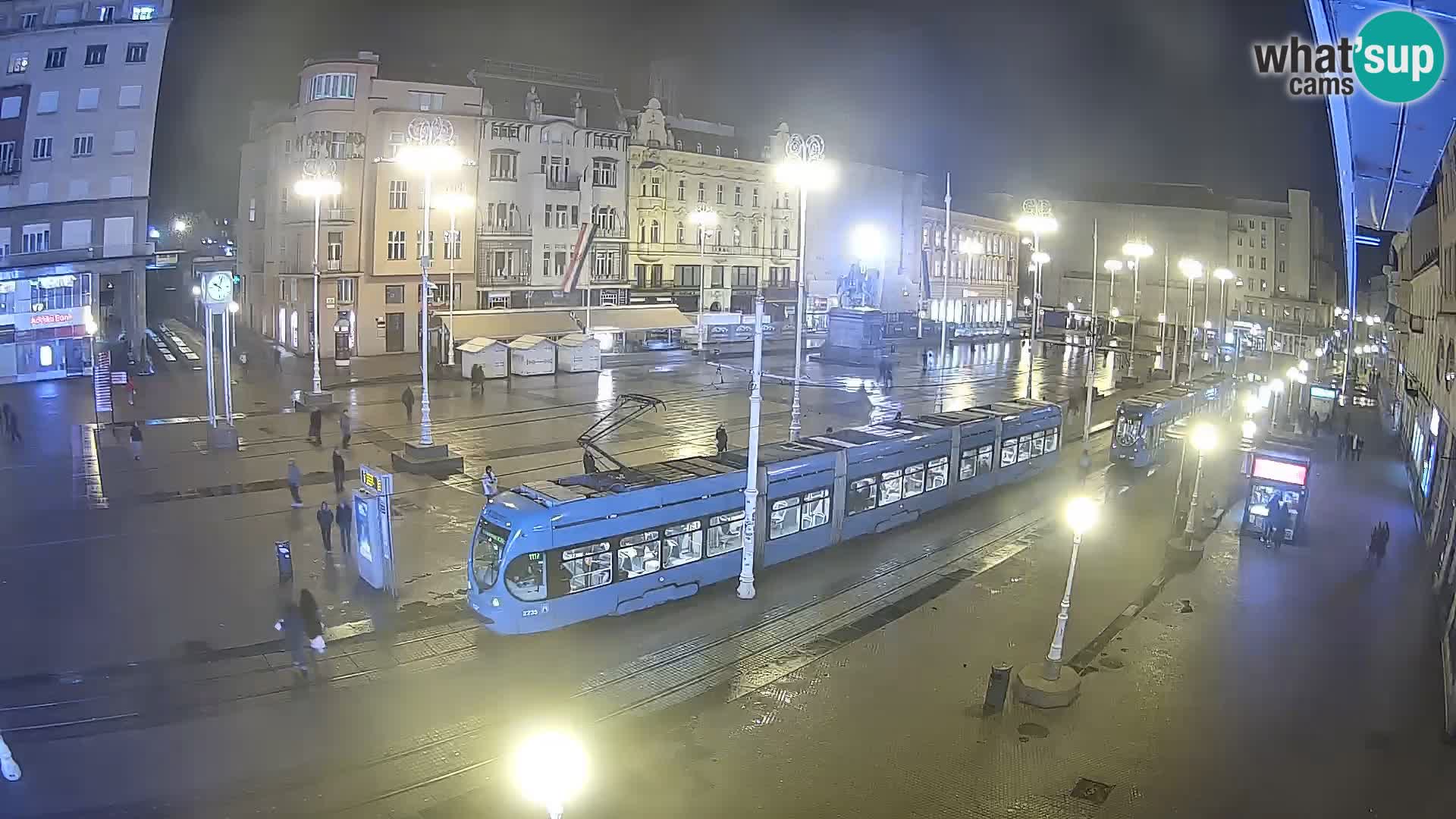 Webcam Zagabria Ban Jelacic piazza | Croazia