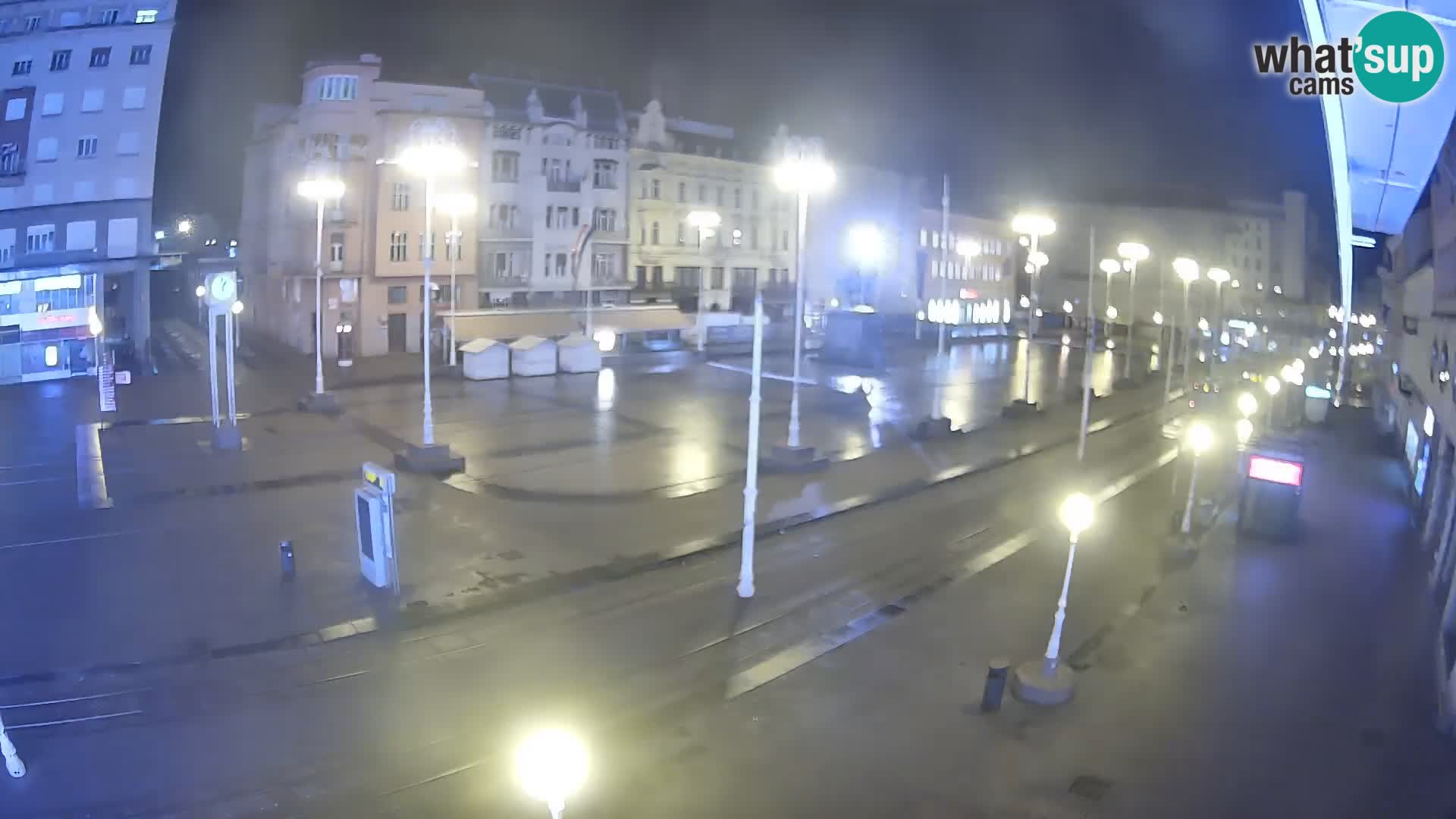 Zagreb webcam Ban Jelacica Platz | Kroatien