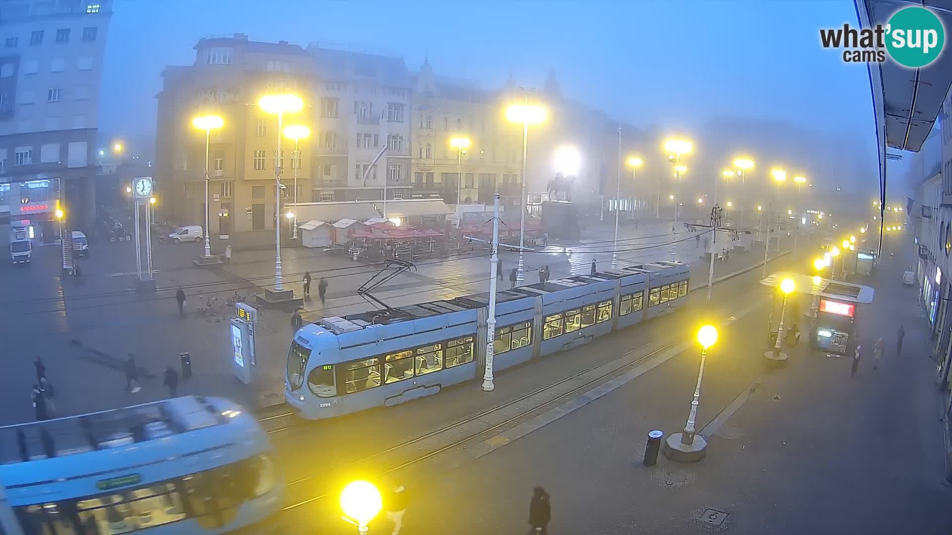Live Cam Zagreb Ban Jelačić place | Croatie