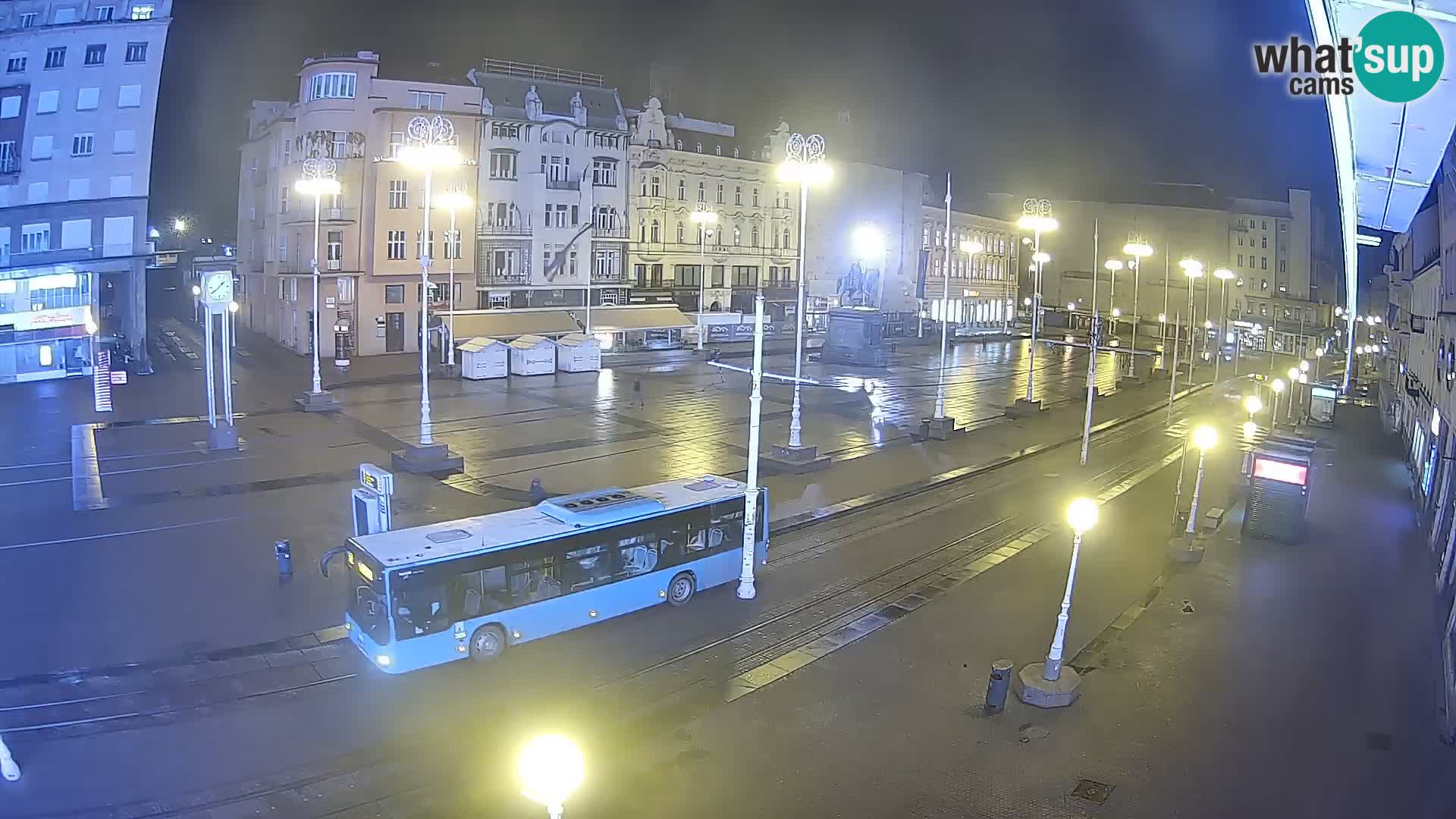 Zagreb webcam Ban Jelacica Platz | Kroatien