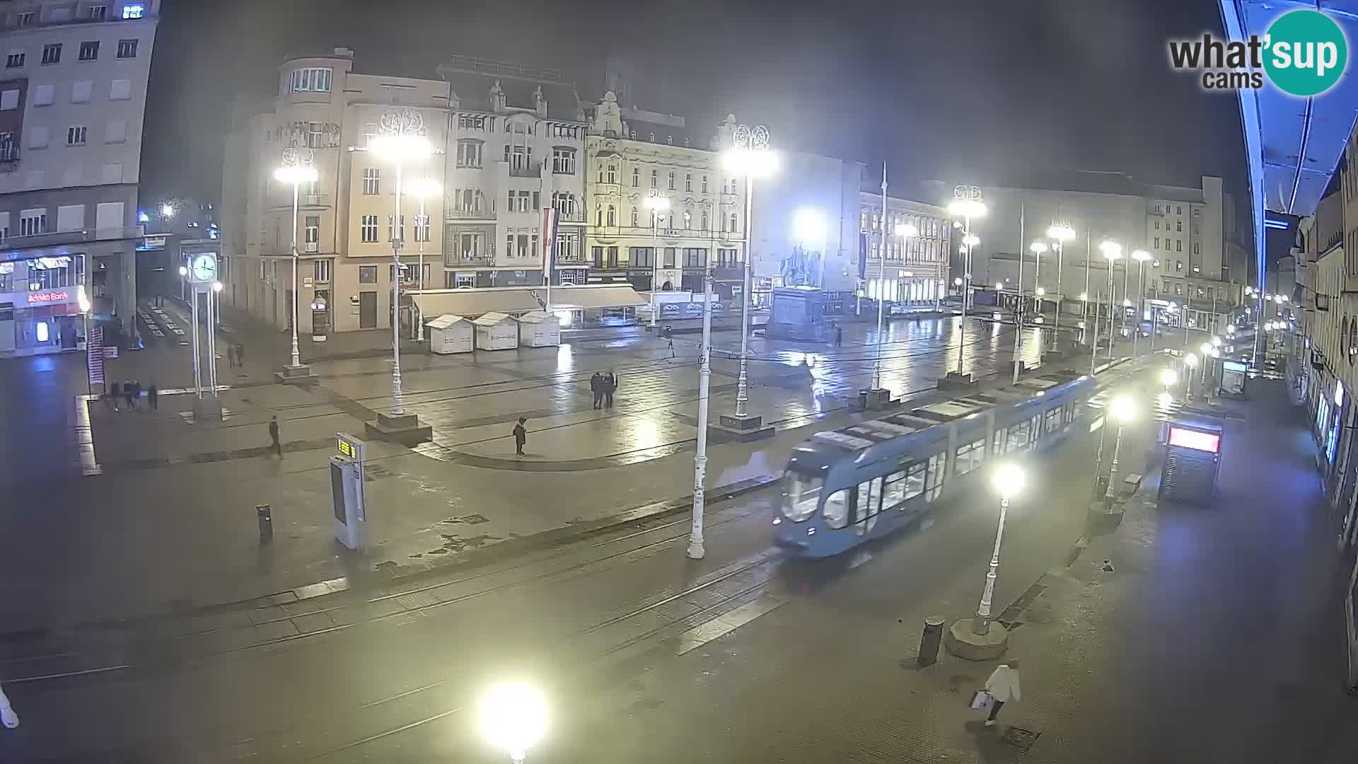 Webcam Zagabria Ban Jelacic piazza | Croazia