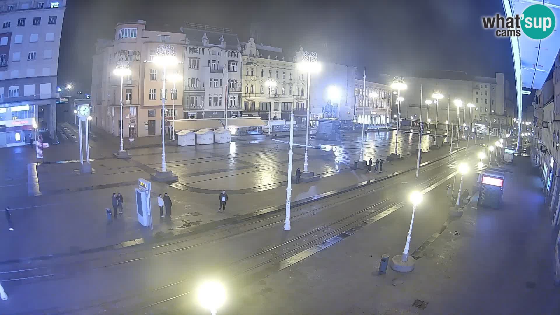 Live Cam Zagreb Ban Jelačić place | Croatie