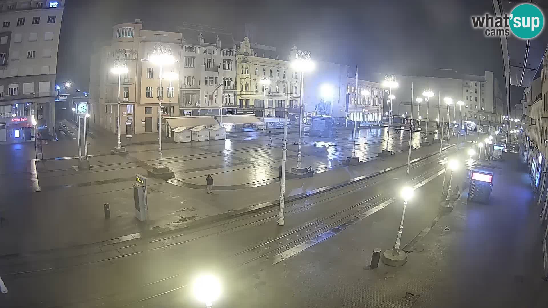 Webcam Zagreb Bana Jelačića square | Croatia