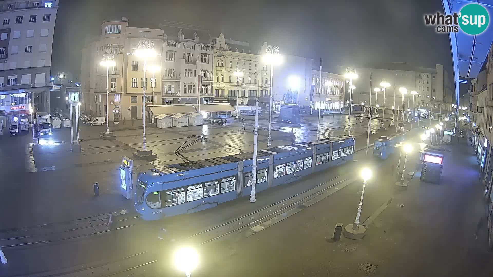 Zagreb live cam Bana Jelačića