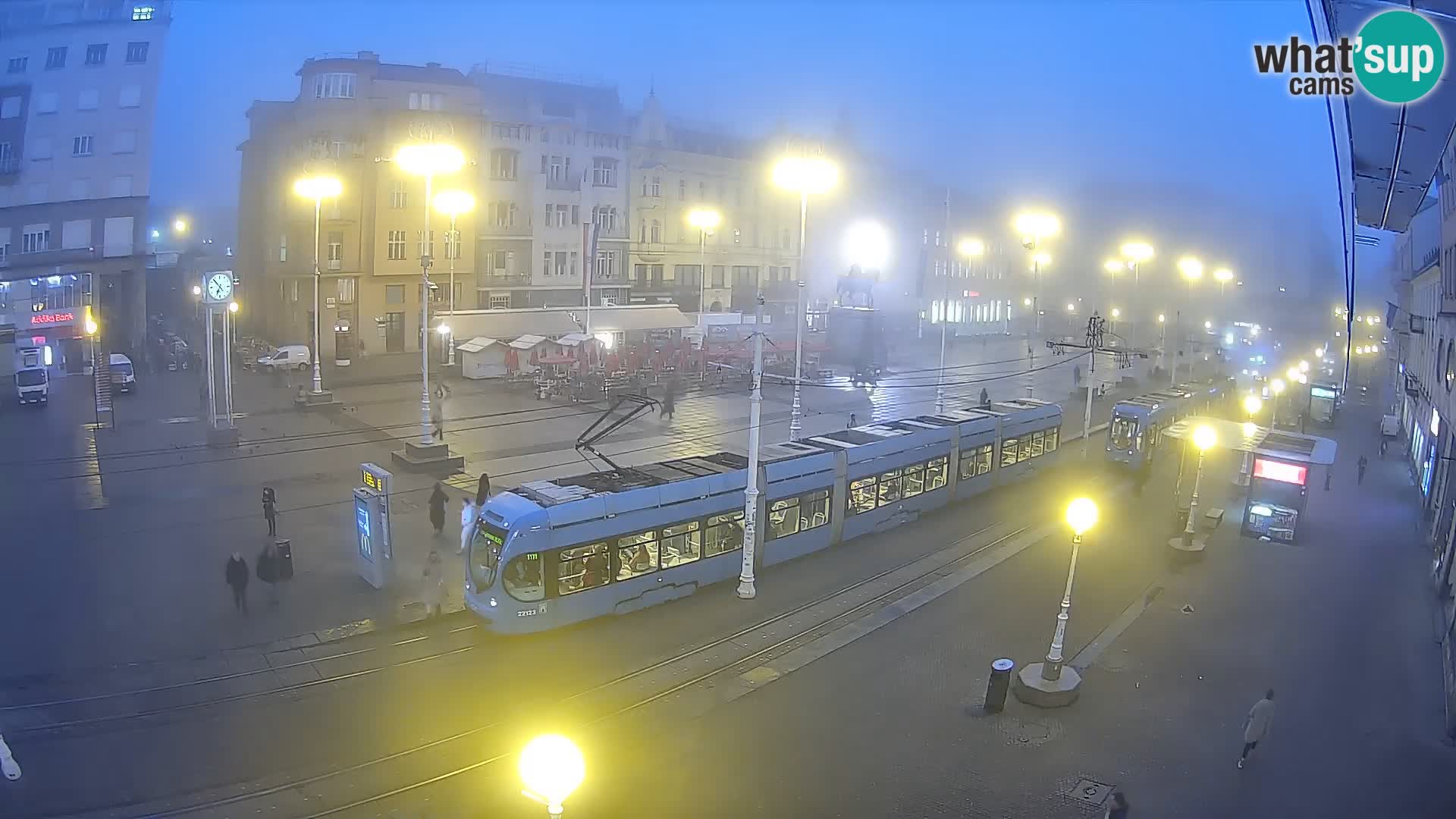 Webcam Zagreb Bana Jelačića square | Croatia