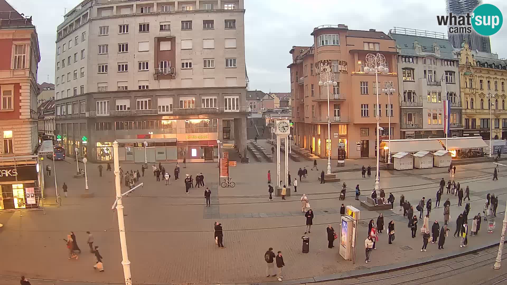 Spletna kamera Zagreb Ban Jelačić