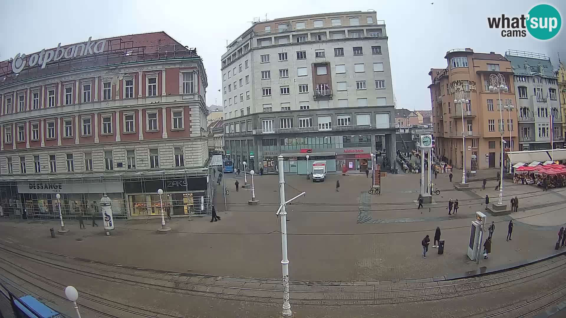 Spletna kamera Zagreb Ban Jelačić