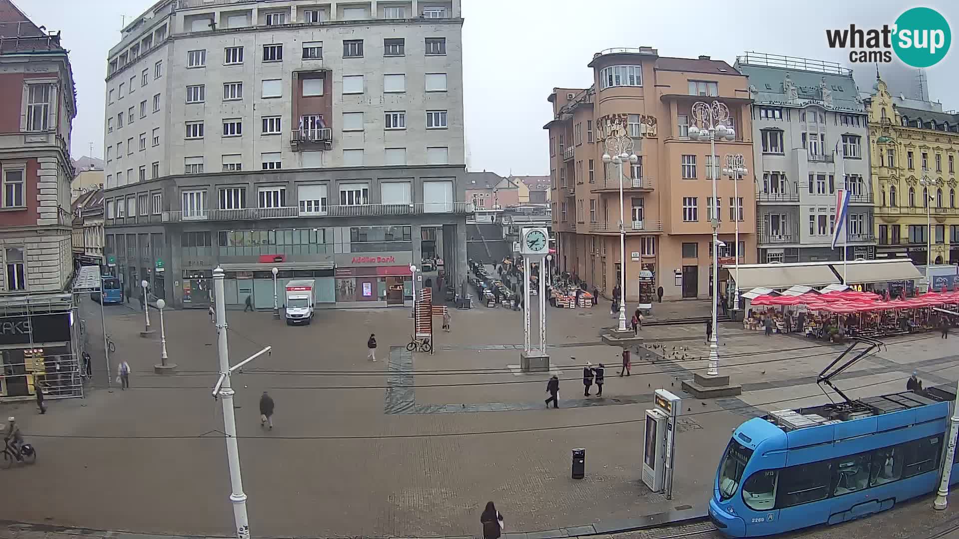 Zagreb live cam Bana Jelačića