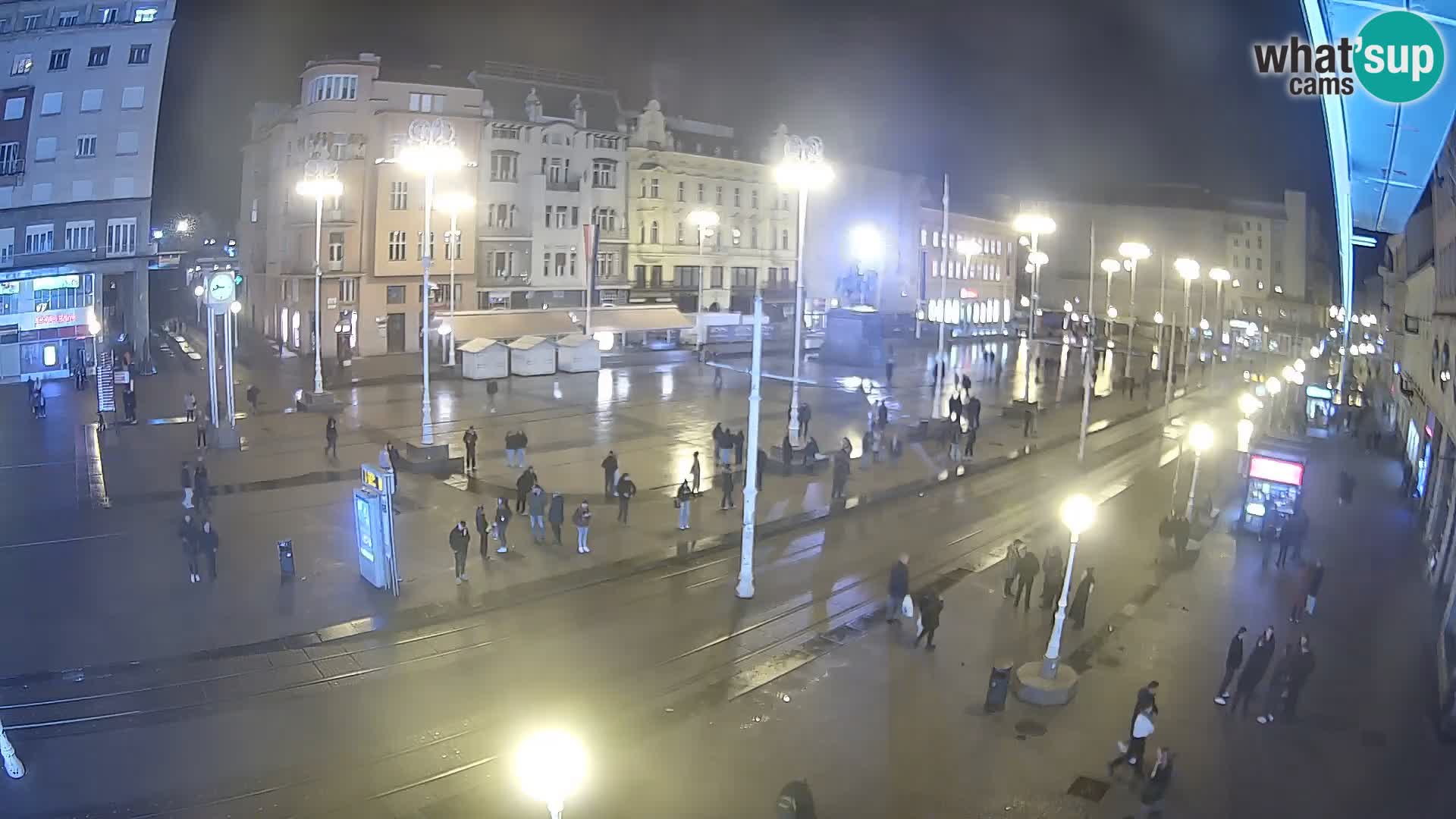 Live Cam Zagreb Ban Jelačić place | Croatie