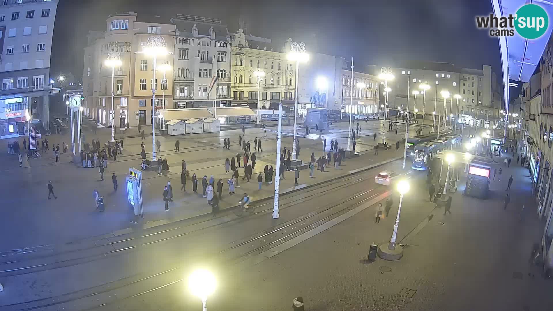 Live Cam Zagreb Ban Jelačić place | Croatie