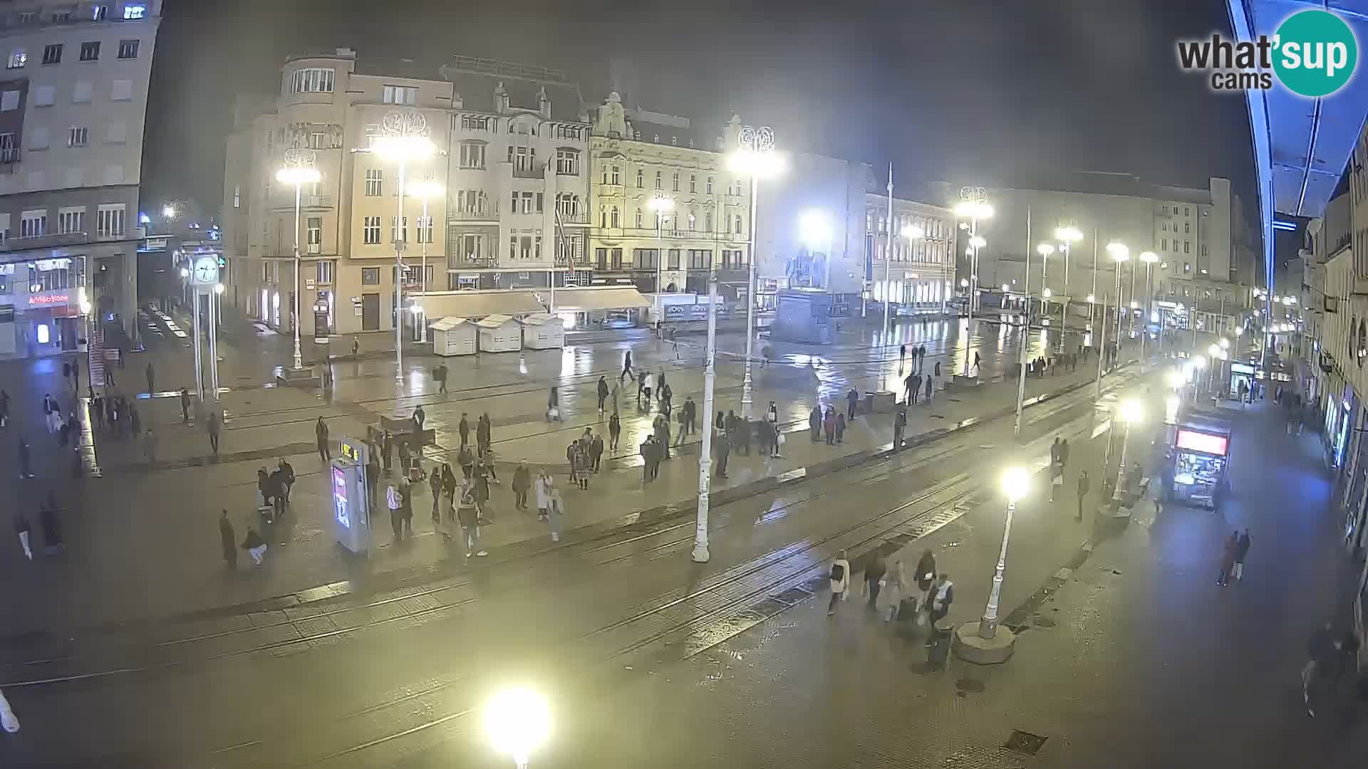 Webcam Zagreb Bana Jelačića square | Croatia