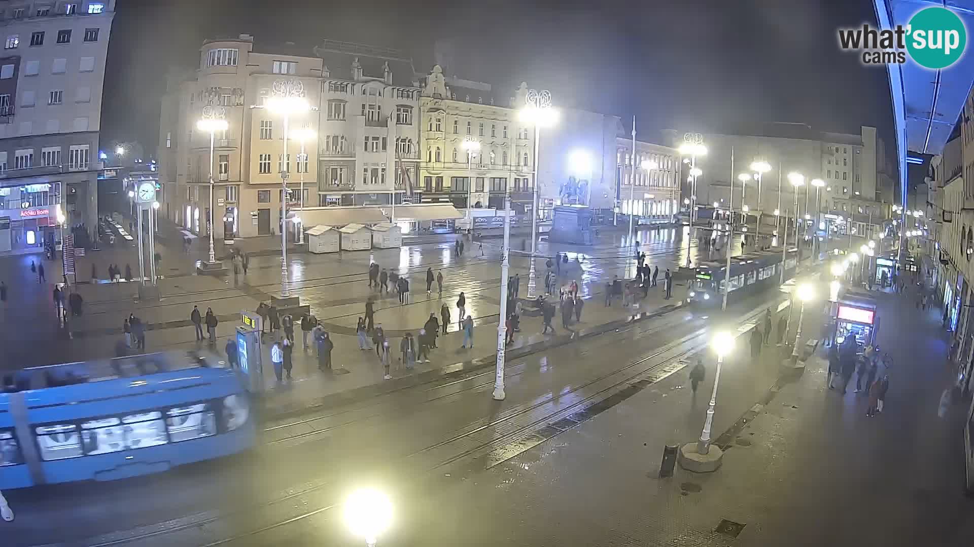 Zagreb live cam Bana Jelačića