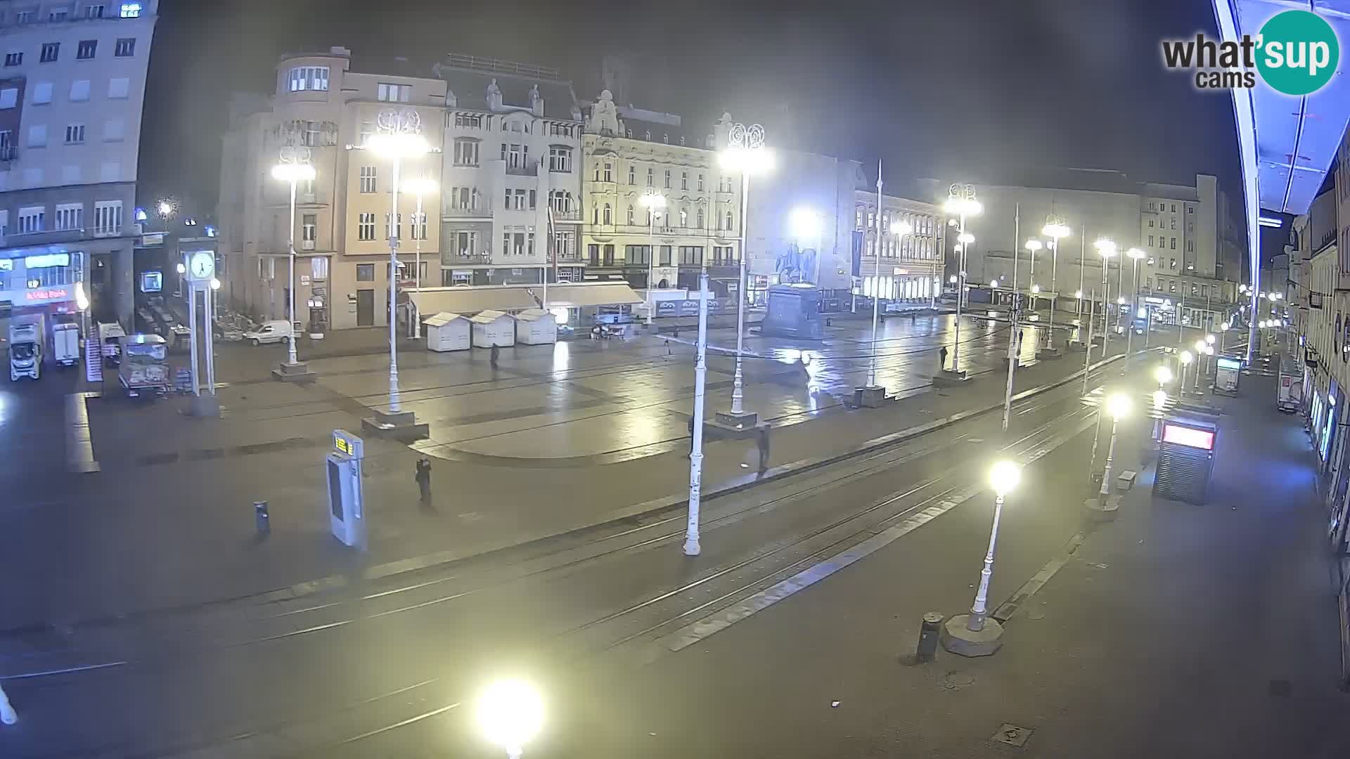 Webcam Zagabria Ban Jelacic piazza | Croazia