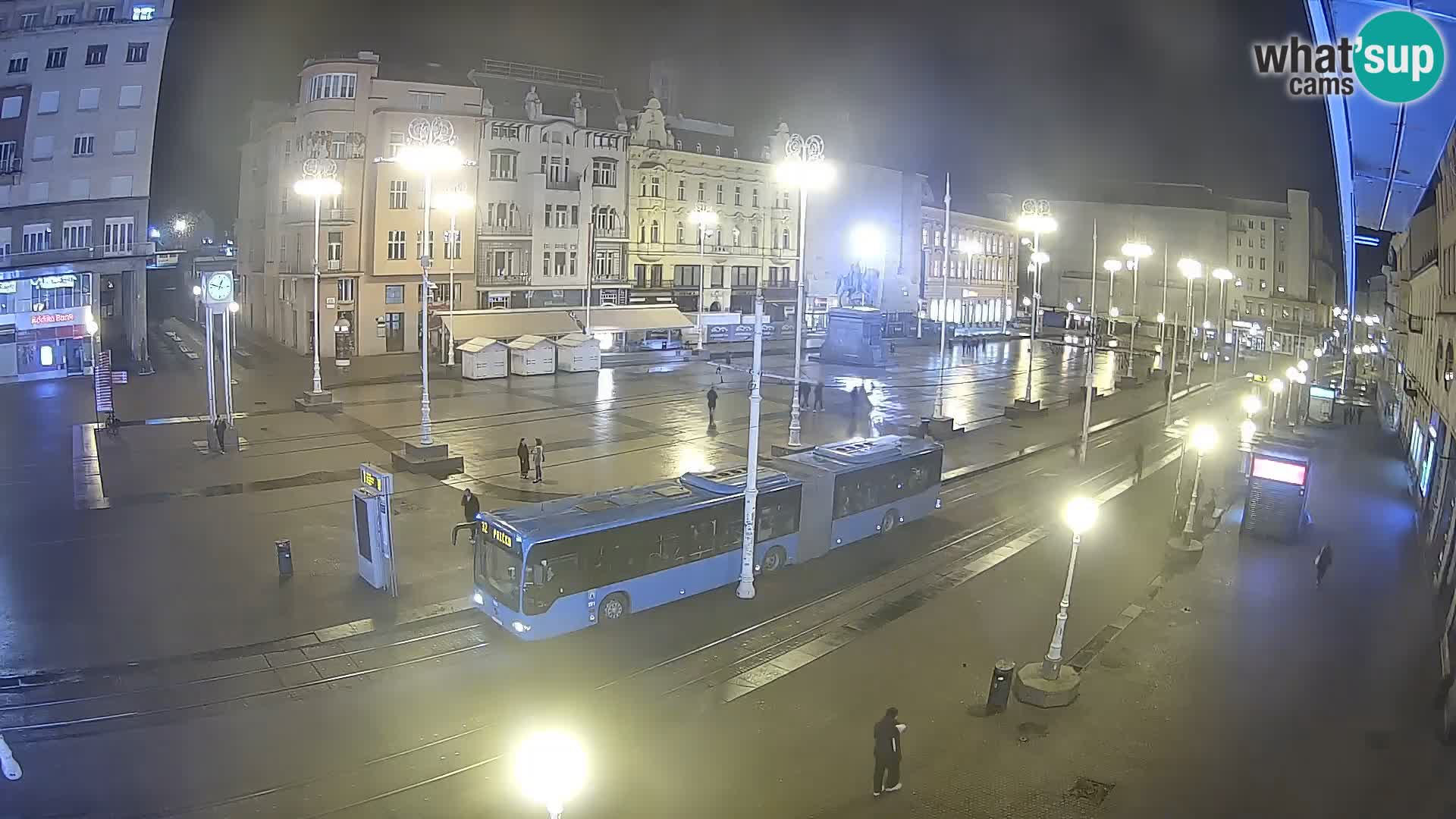 Live Cam Zagreb Ban Jelačić place | Croatie