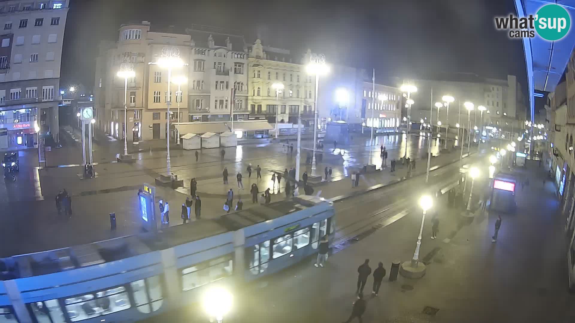 Live Cam Zagreb Ban Jelačić place | Croatie