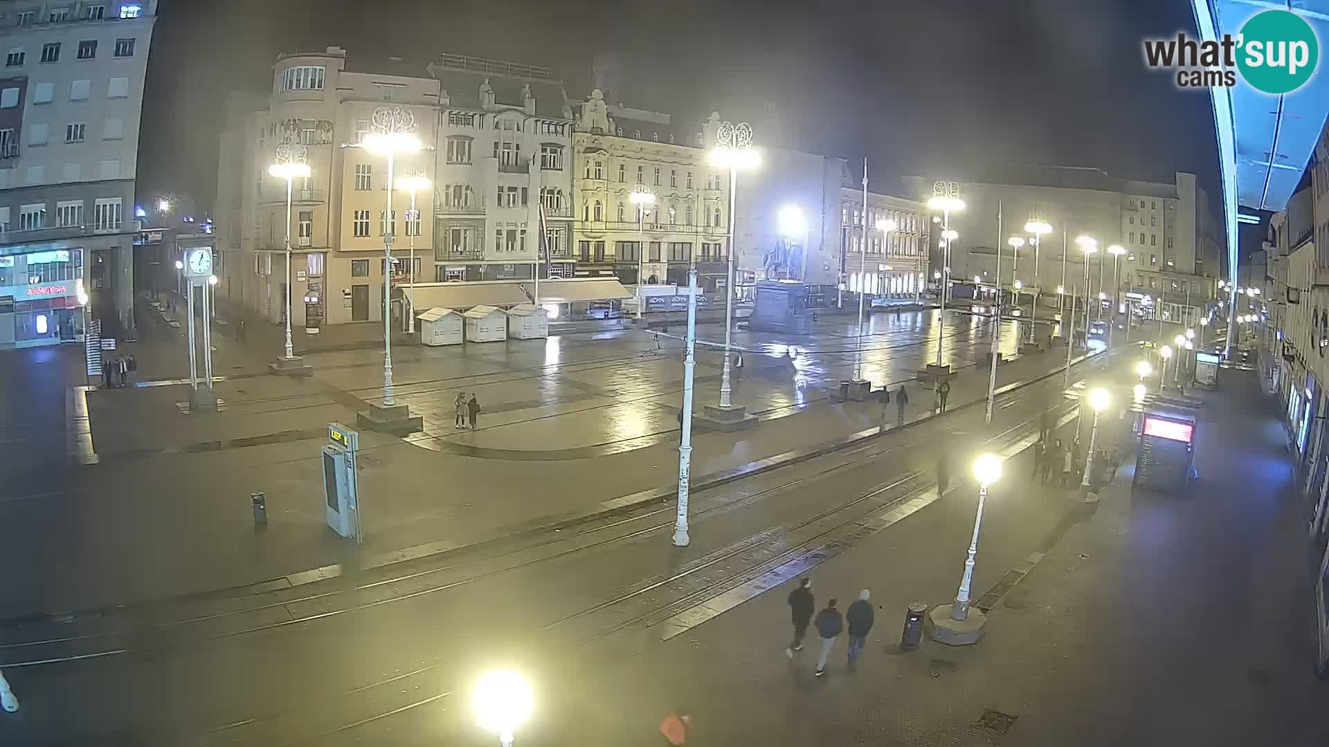 Live Cam Zagreb Ban Jelačić place | Croatie