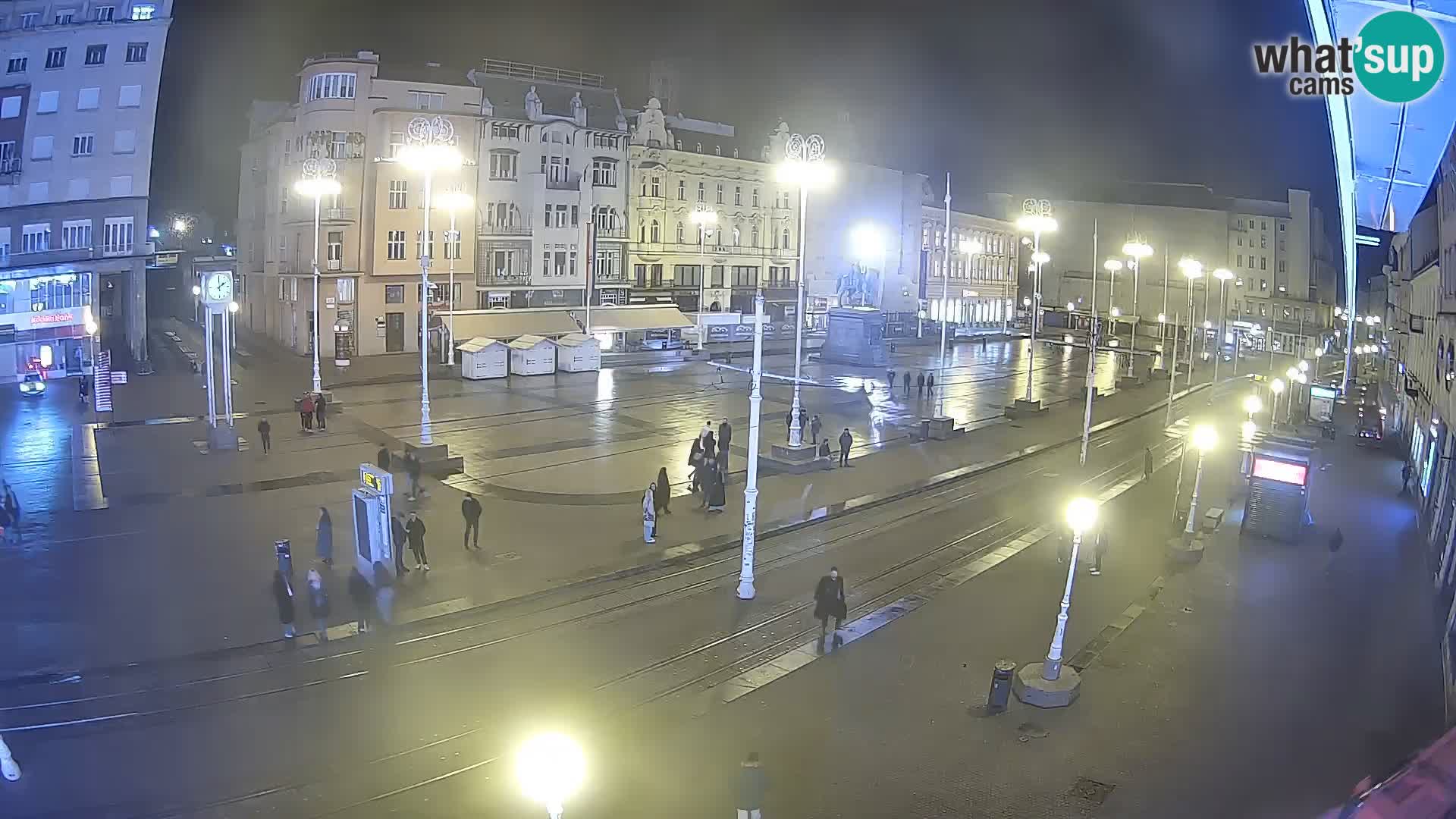 Live Cam Zagreb Ban Jelačić place | Croatie