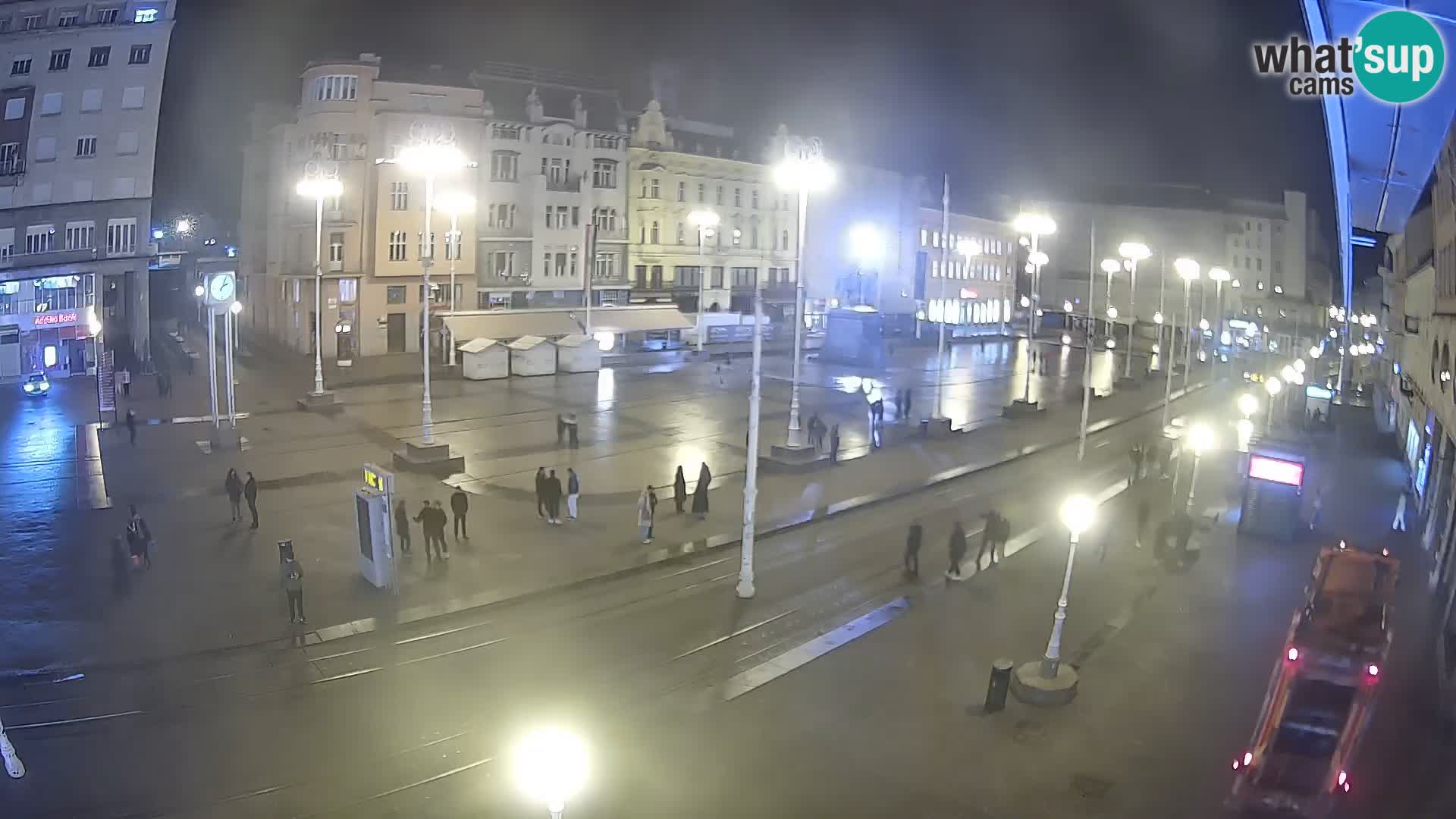 Webcam Zagreb Bana Jelačića square | Croatia