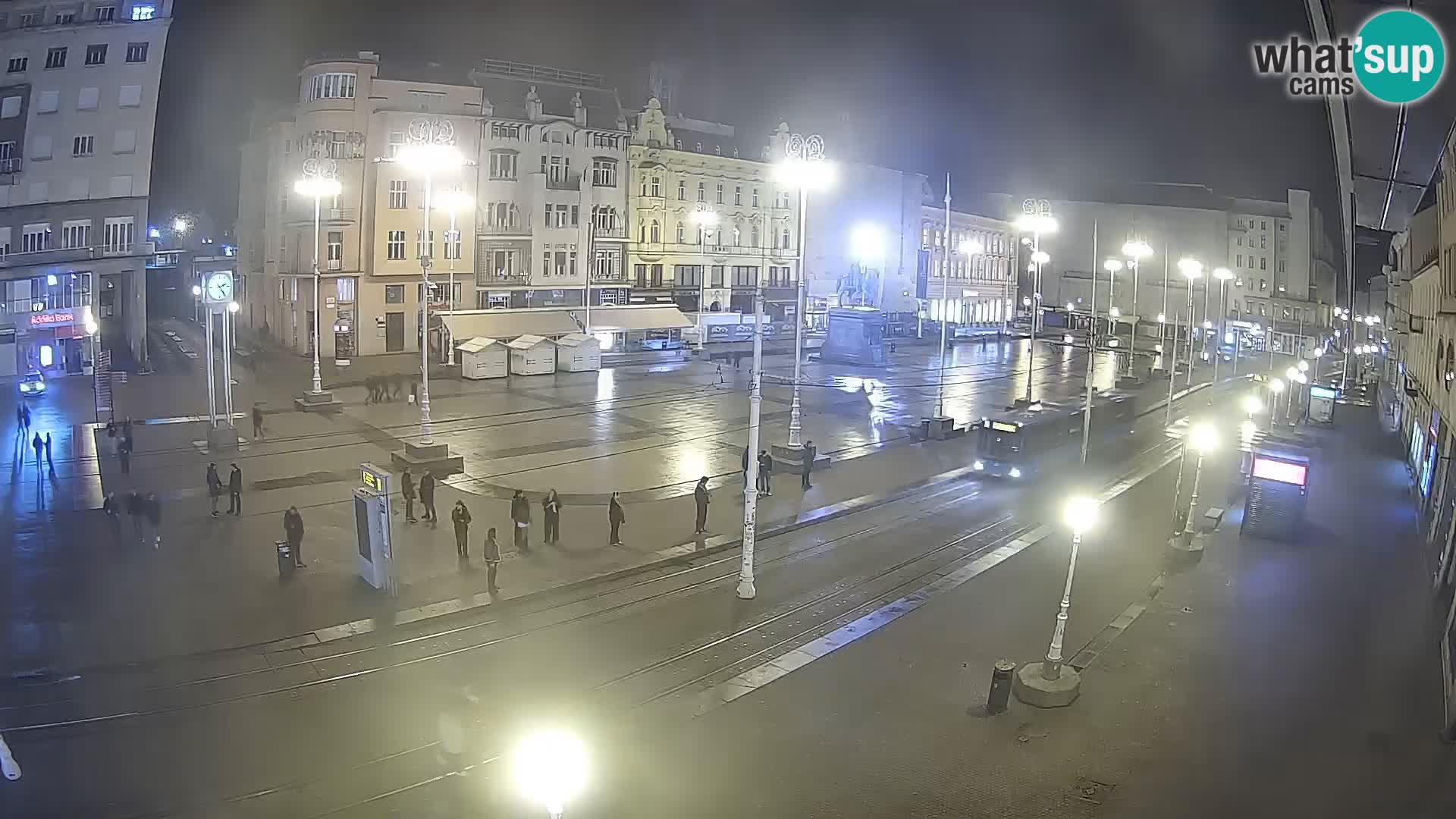 Webcam Zagreb Bana Jelačića square | Croatia