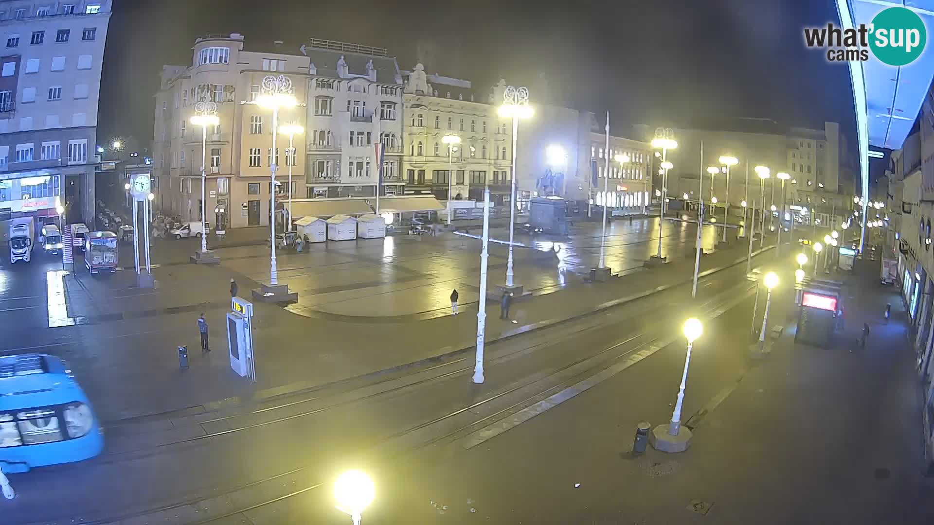 Zagreb webcam Ban Jelacica Platz | Kroatien