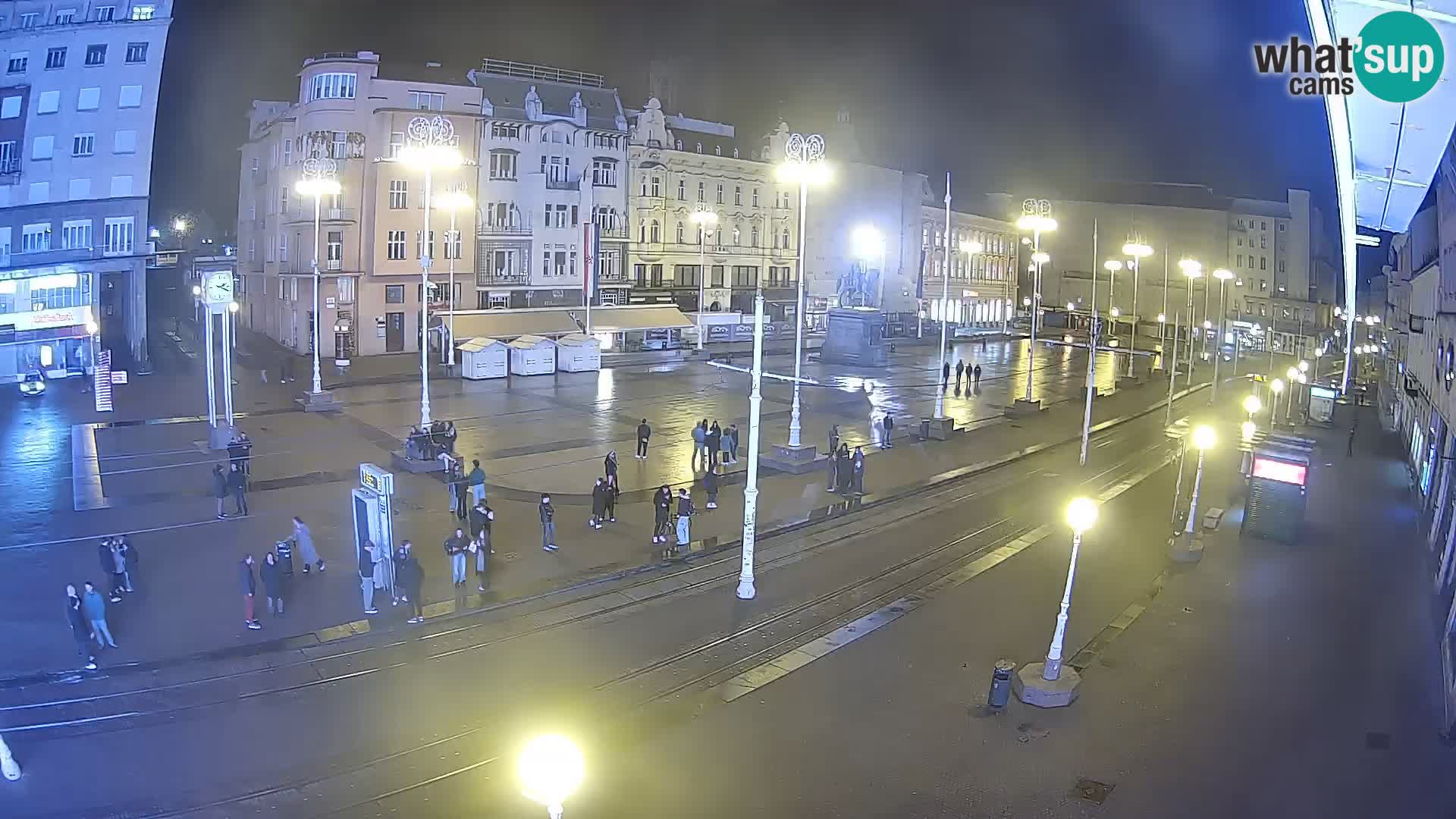 Live Cam Zagreb Ban Jelačić place | Croatie
