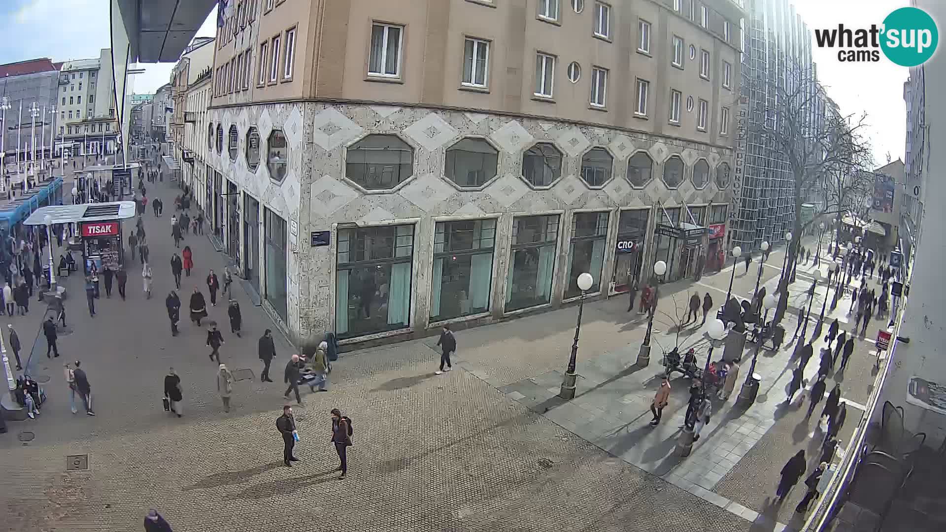 Live Cam Zagreb Ban Jelačić place | Croatie