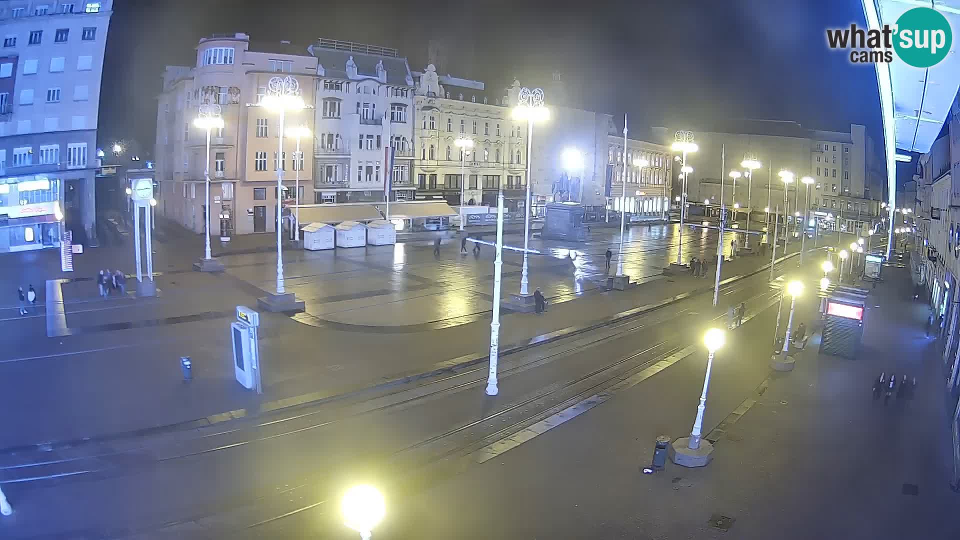 Webcam Zagabria Ban Jelacic piazza | Croazia