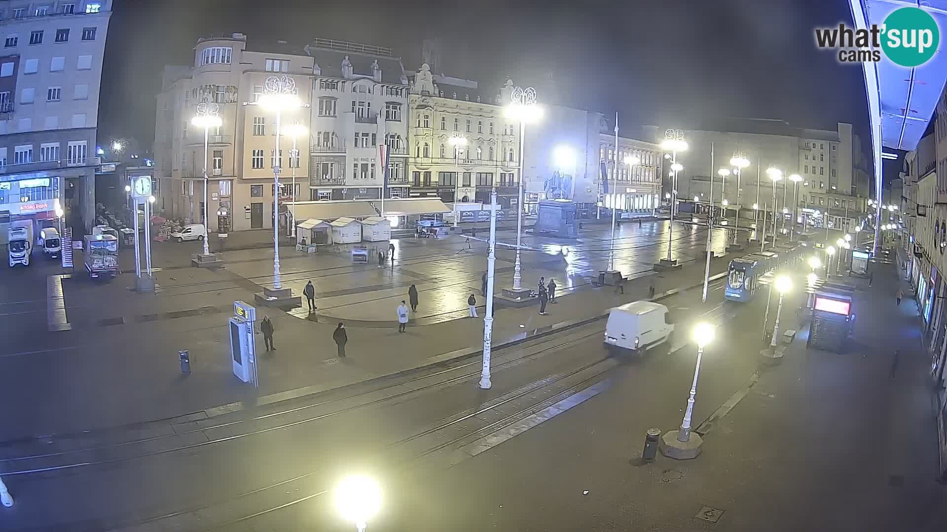 Zagreb webcam Ban Jelacica Platz | Kroatien