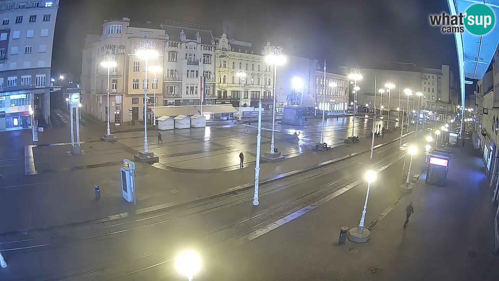 Live Cam Zagreb Ban Jelačić place | Croatie