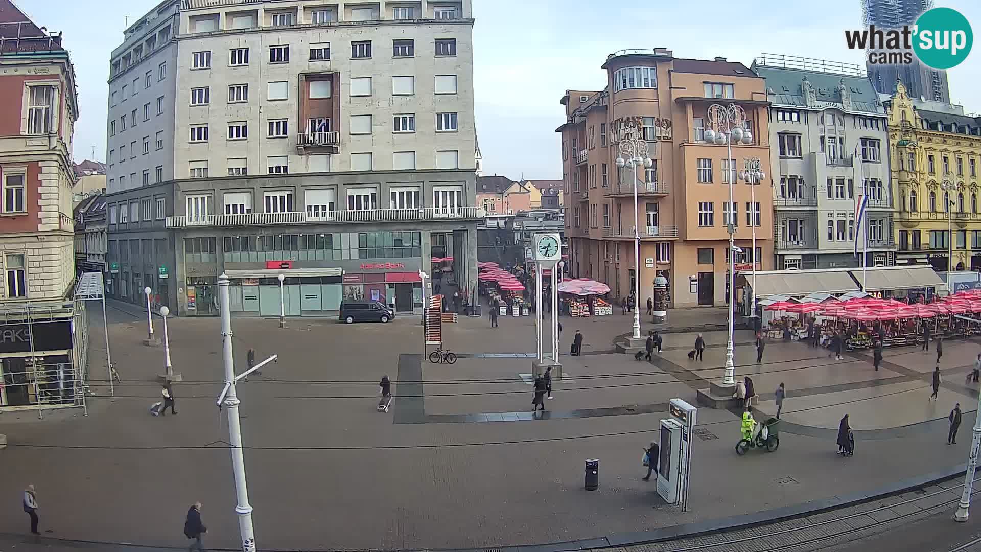 Zagreb live cam Bana Jelačića