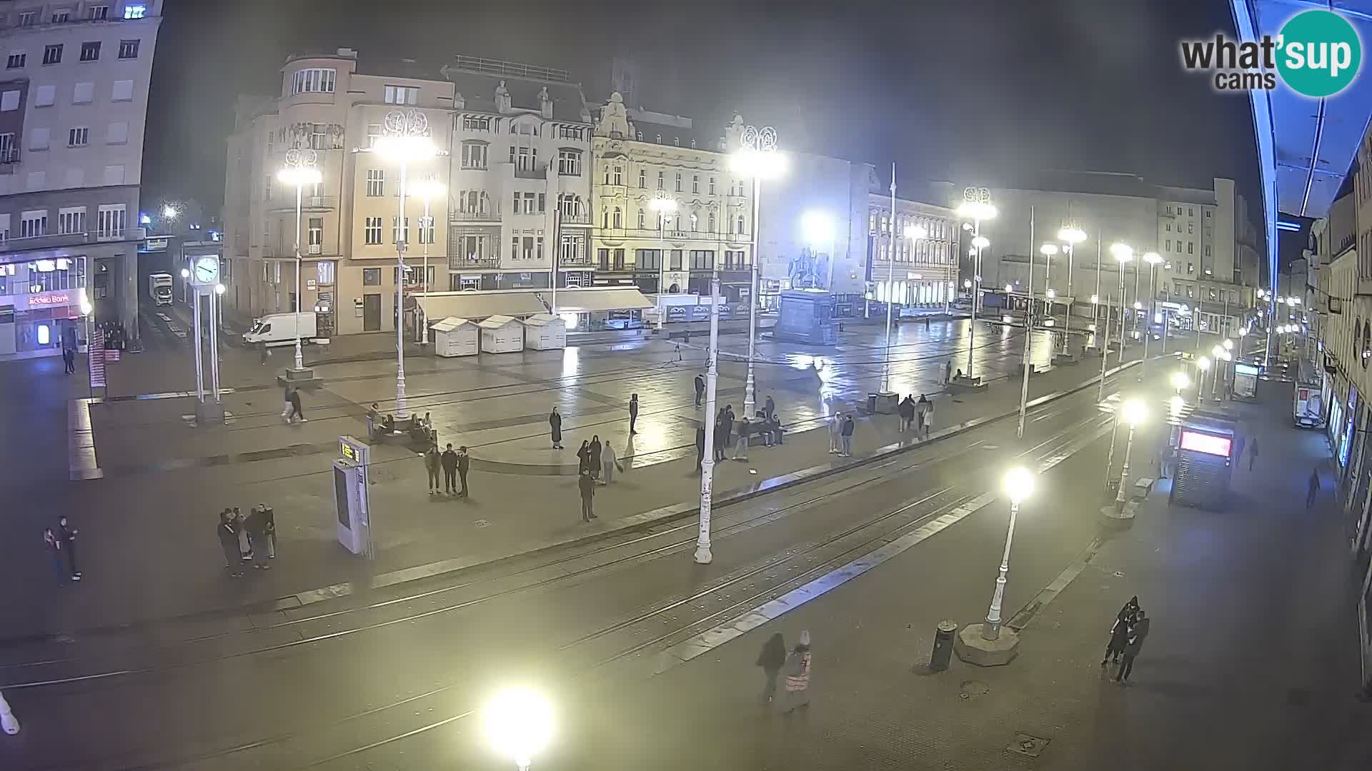 Webcam Zagabria Ban Jelacic piazza | Croazia