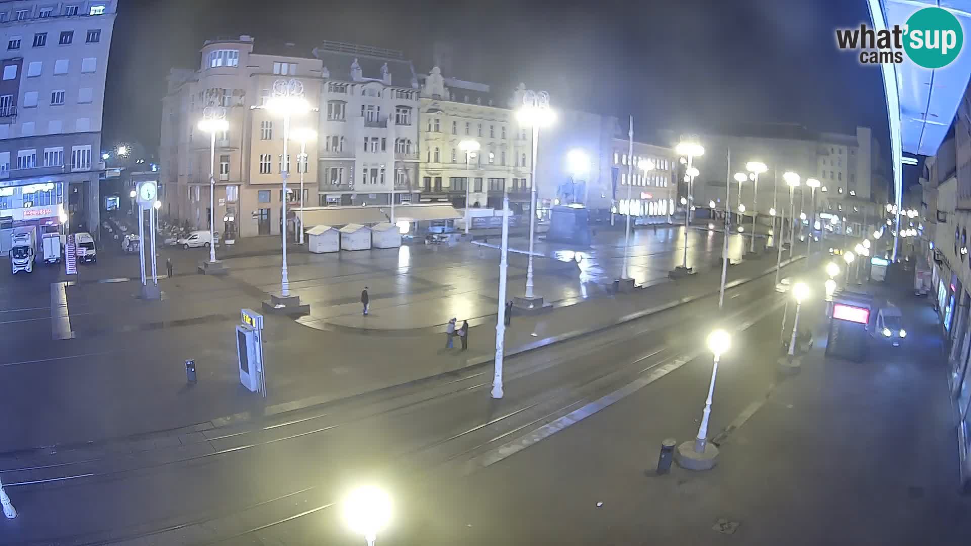 Zagreb webcam Ban Jelacica Platz | Kroatien
