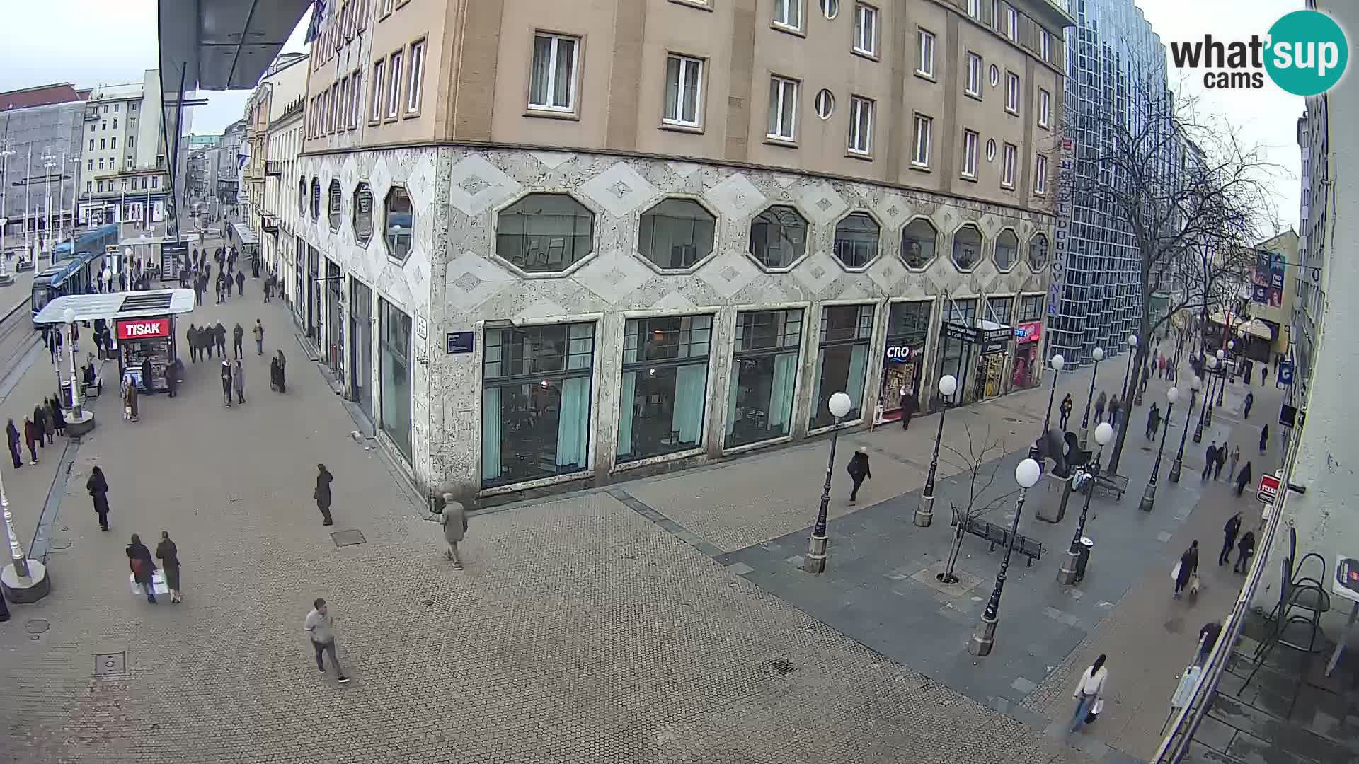 Webcam Zagreb Bana Jelačića square | Croatia