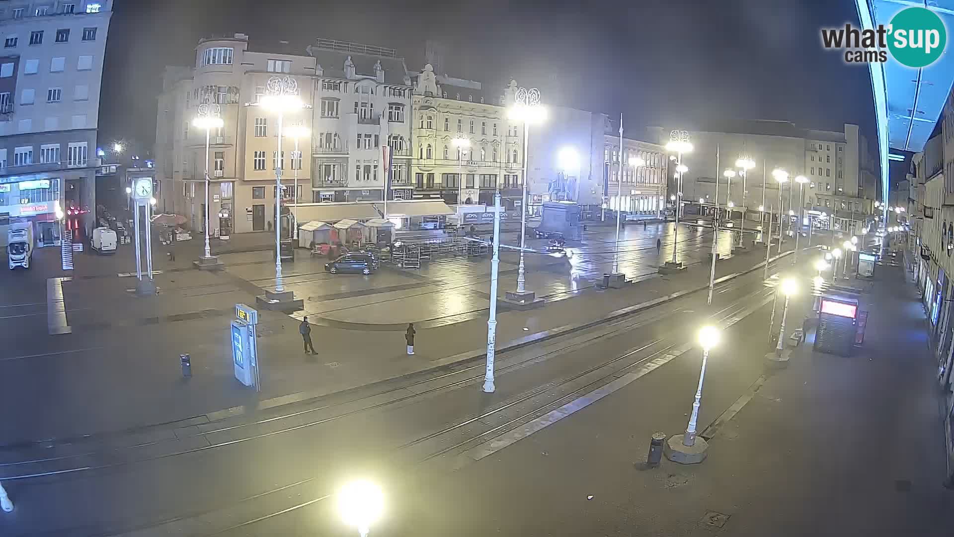 Webcam Zagreb Bana Jelačića square | Croatia