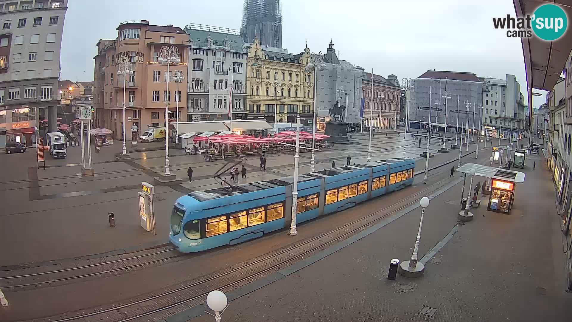 Spletna kamera Zagreb Ban Jelačić