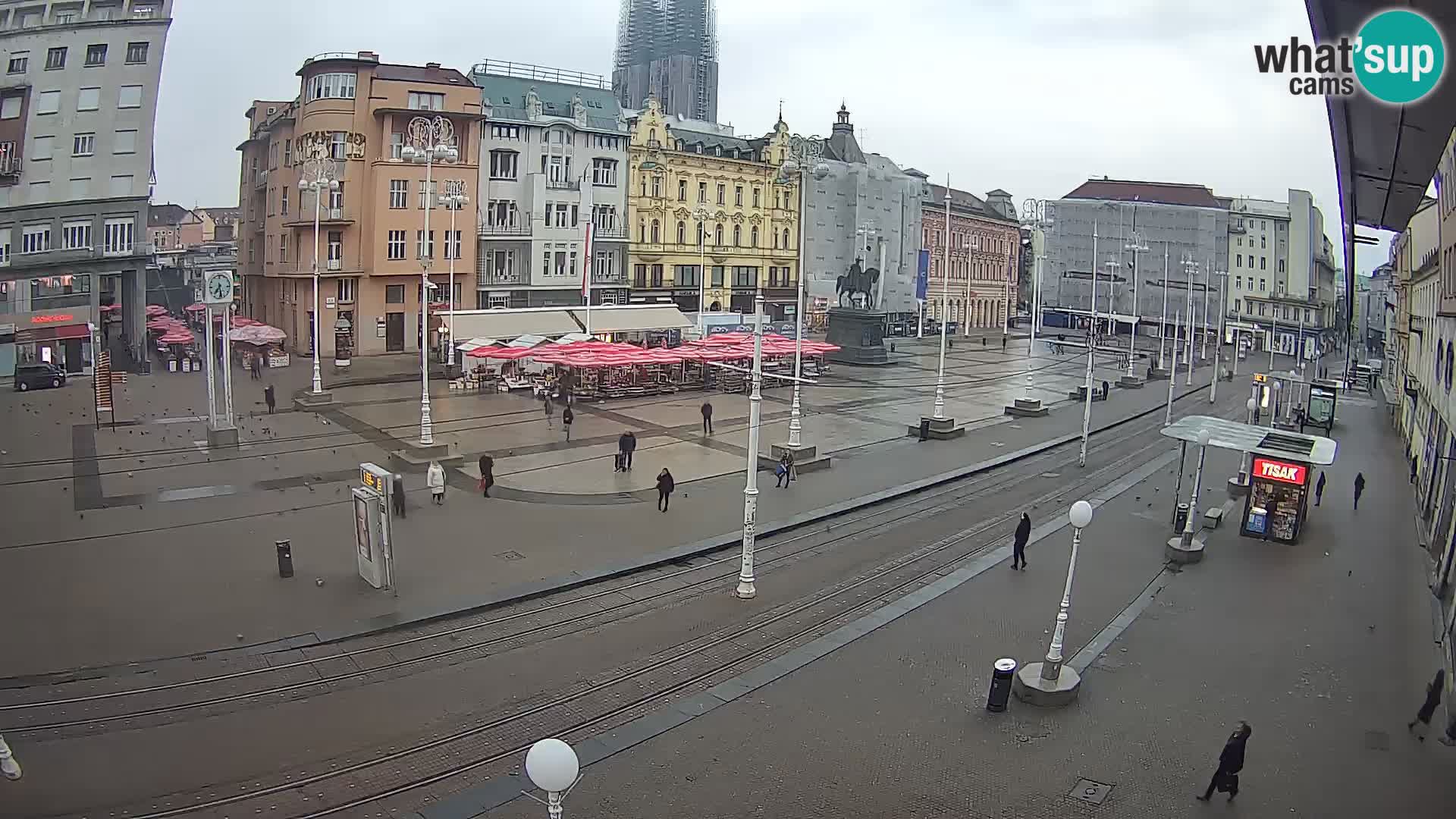 Spletna kamera Zagreb Ban Jelačić