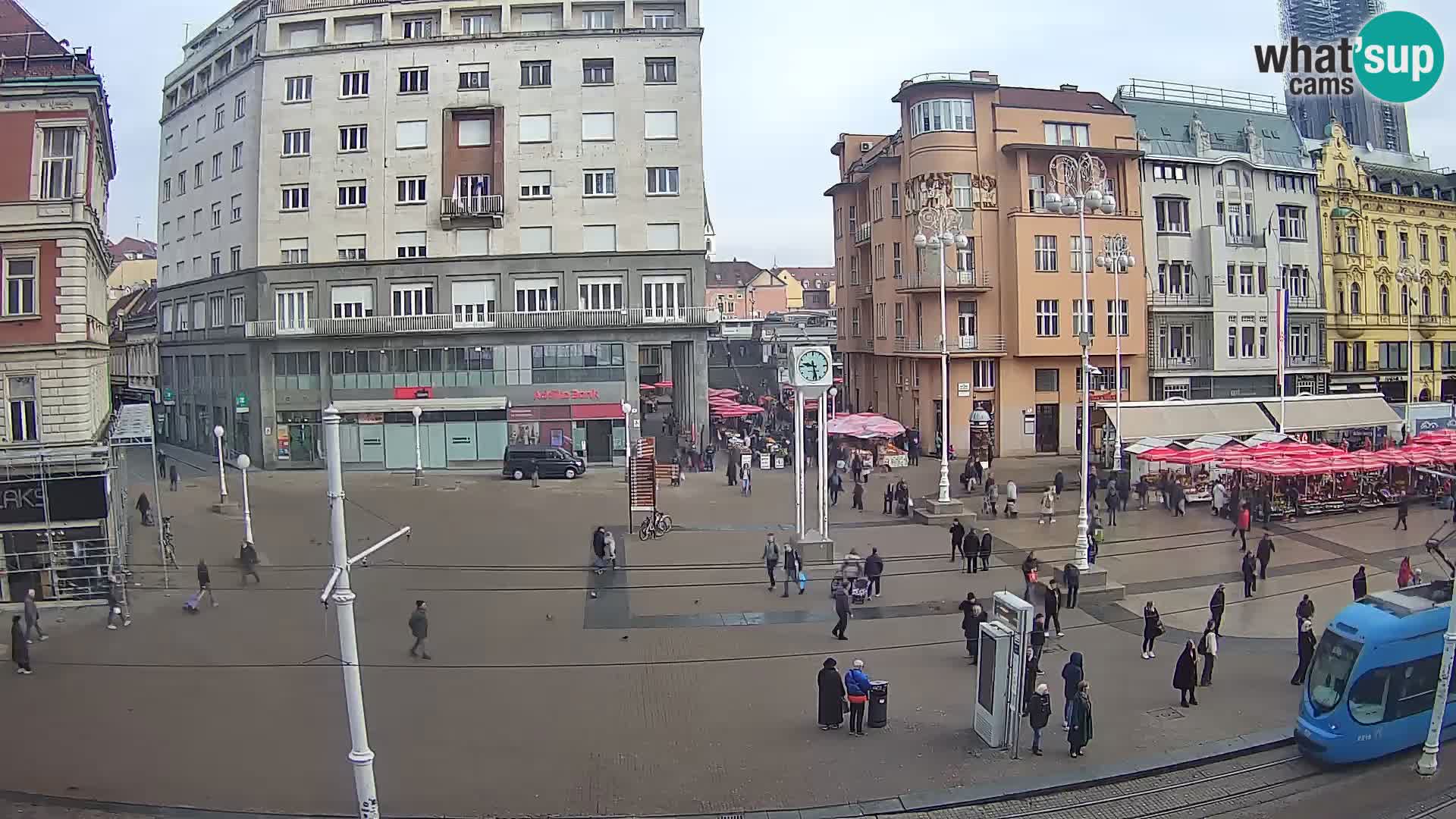 Spletna kamera Zagreb Ban Jelačić