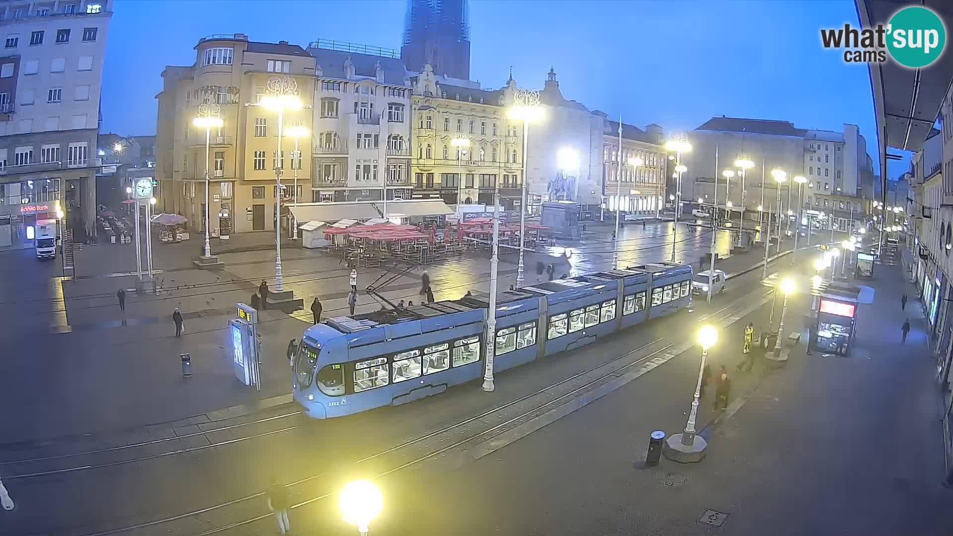 Live Cam Zagreb Ban Jelačić place | Croatie
