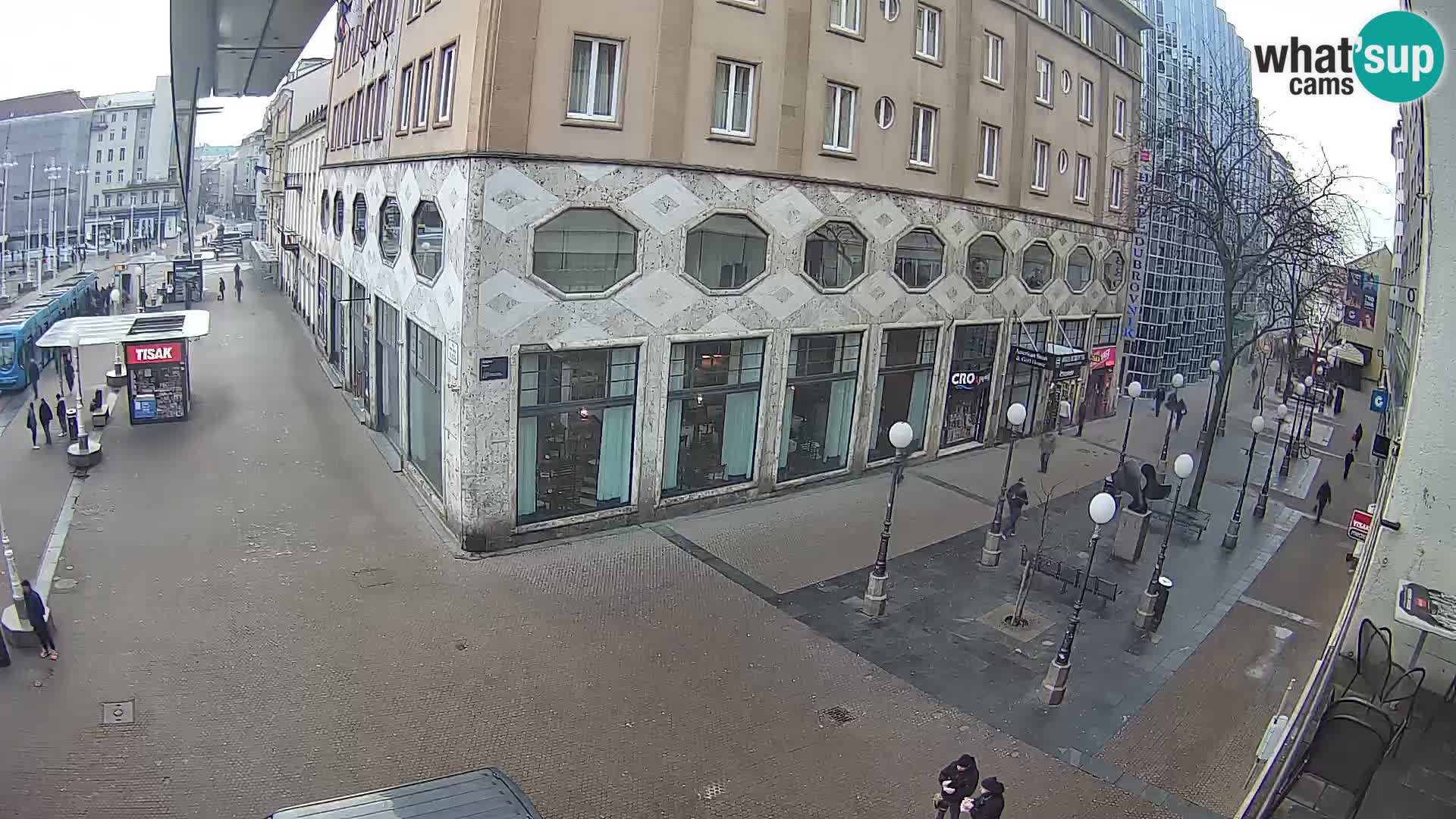 Spletna kamera Zagreb Ban Jelačić