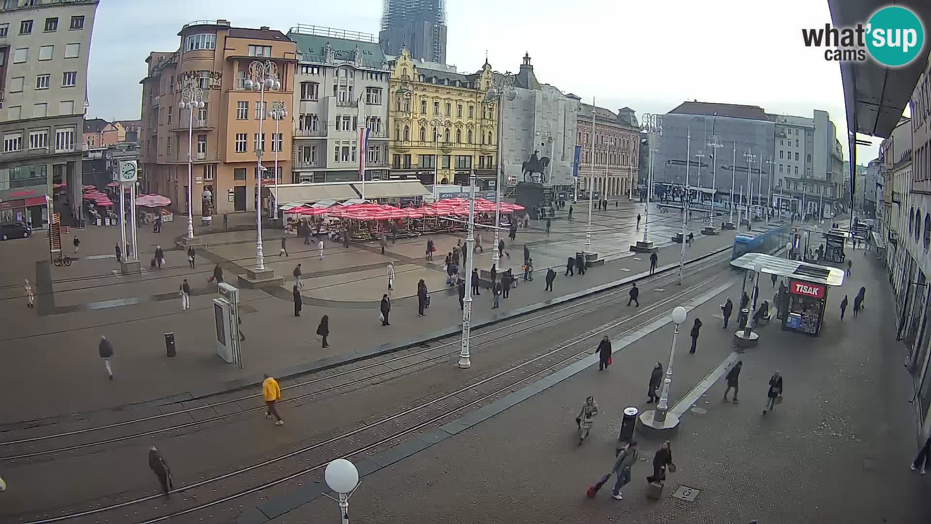 Spletna kamera Zagreb Ban Jelačić