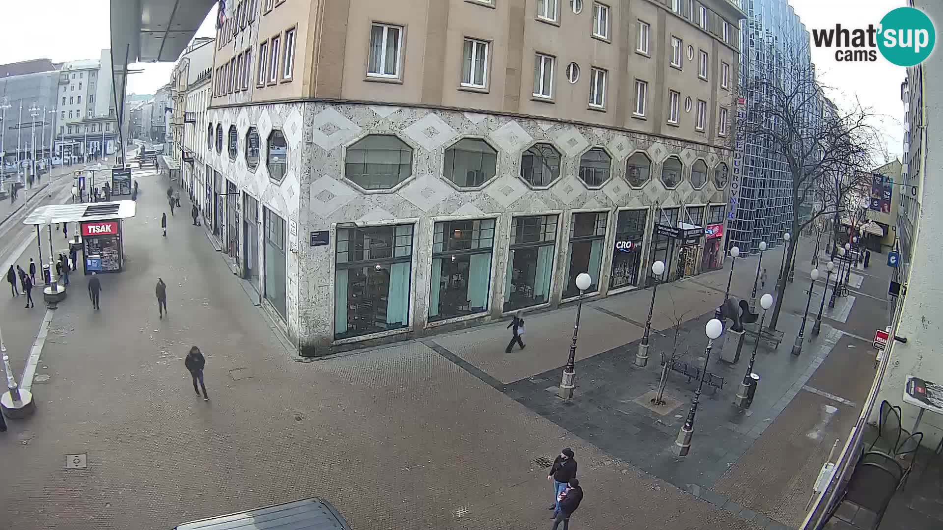 Spletna kamera Zagreb Ban Jelačić