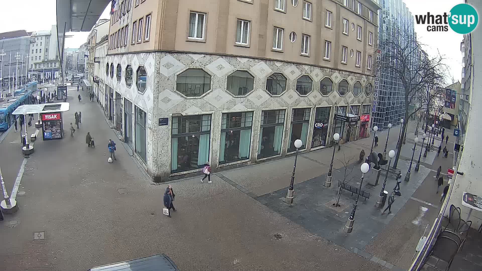 Webcam Zagabria Ban Jelacic piazza | Croazia