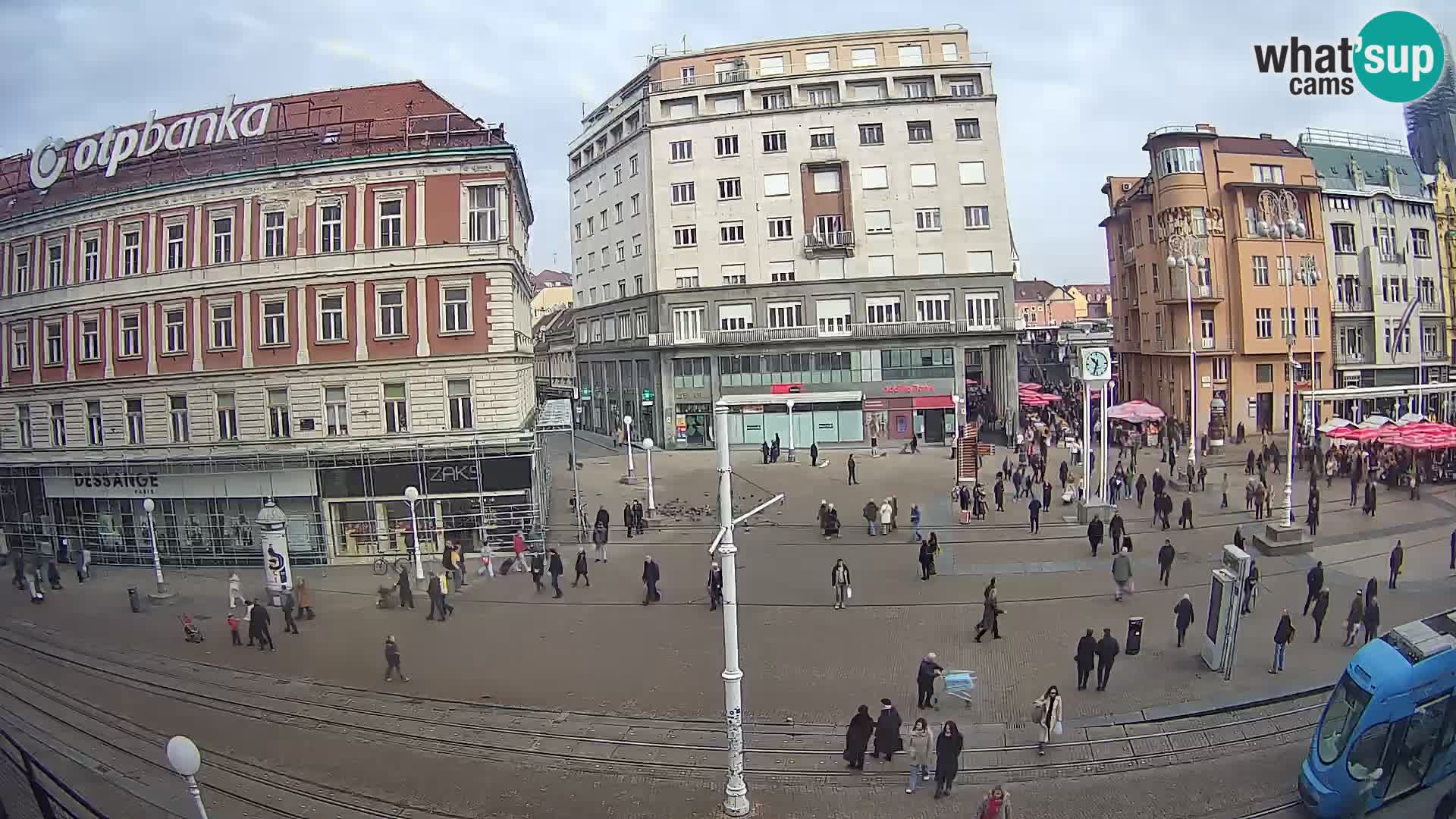Zagreb live cam Bana Jelačića